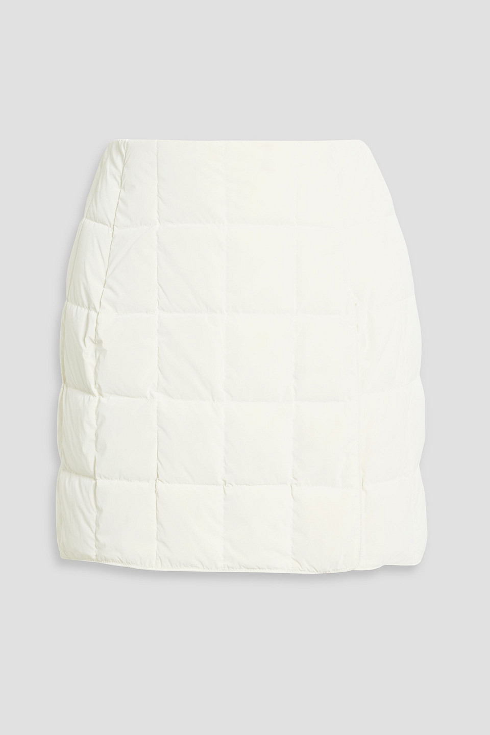Ienki Ienki Plahta Quilted Mini Wrap Skirt In Ivory
