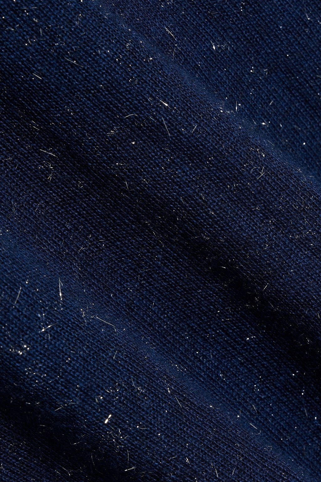 AUTUMN CASHMERE Metallic knitted turtleneck sweater