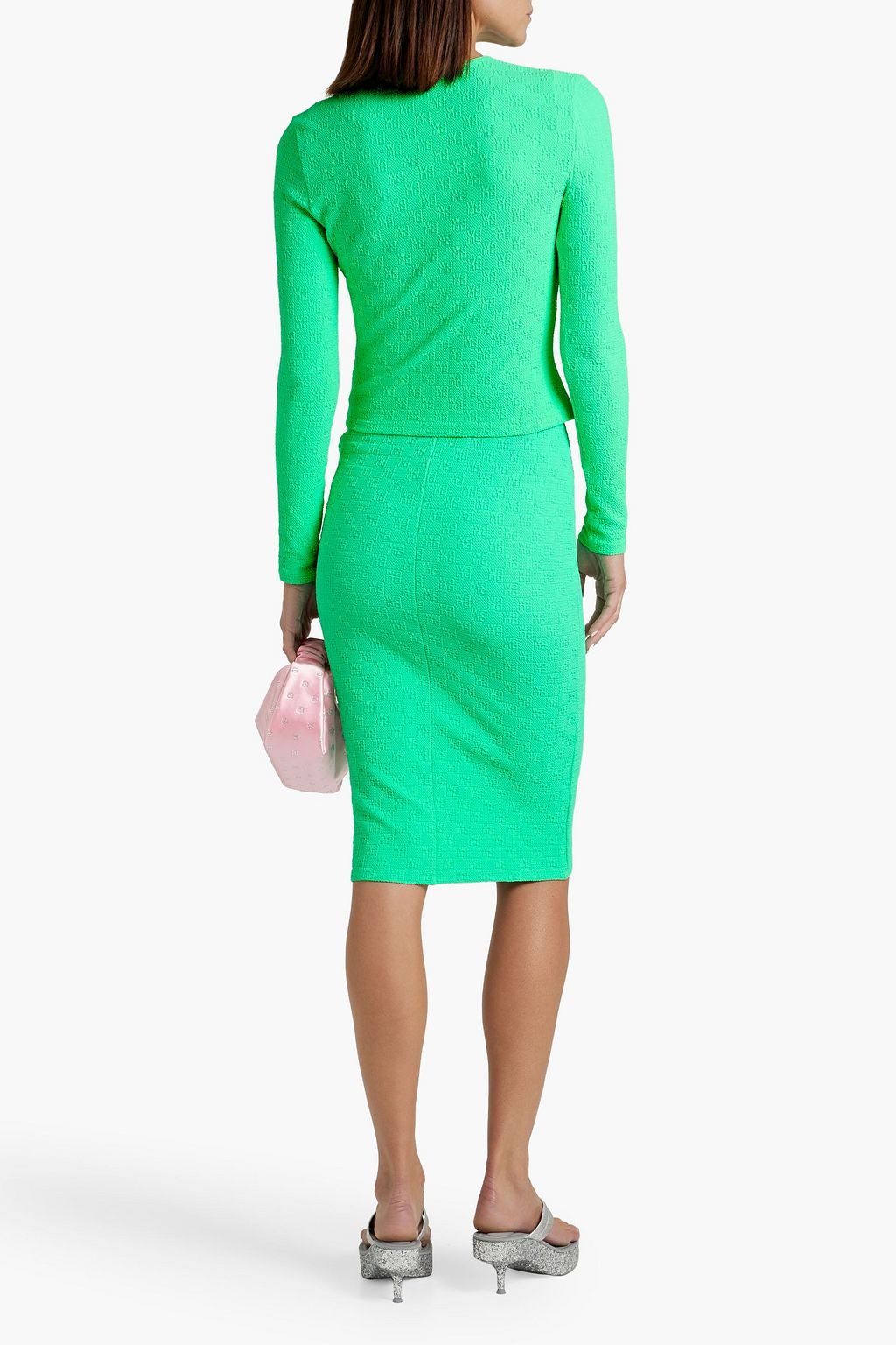 ALEXANDERWANG.T كارديغان بحبكة جاكار