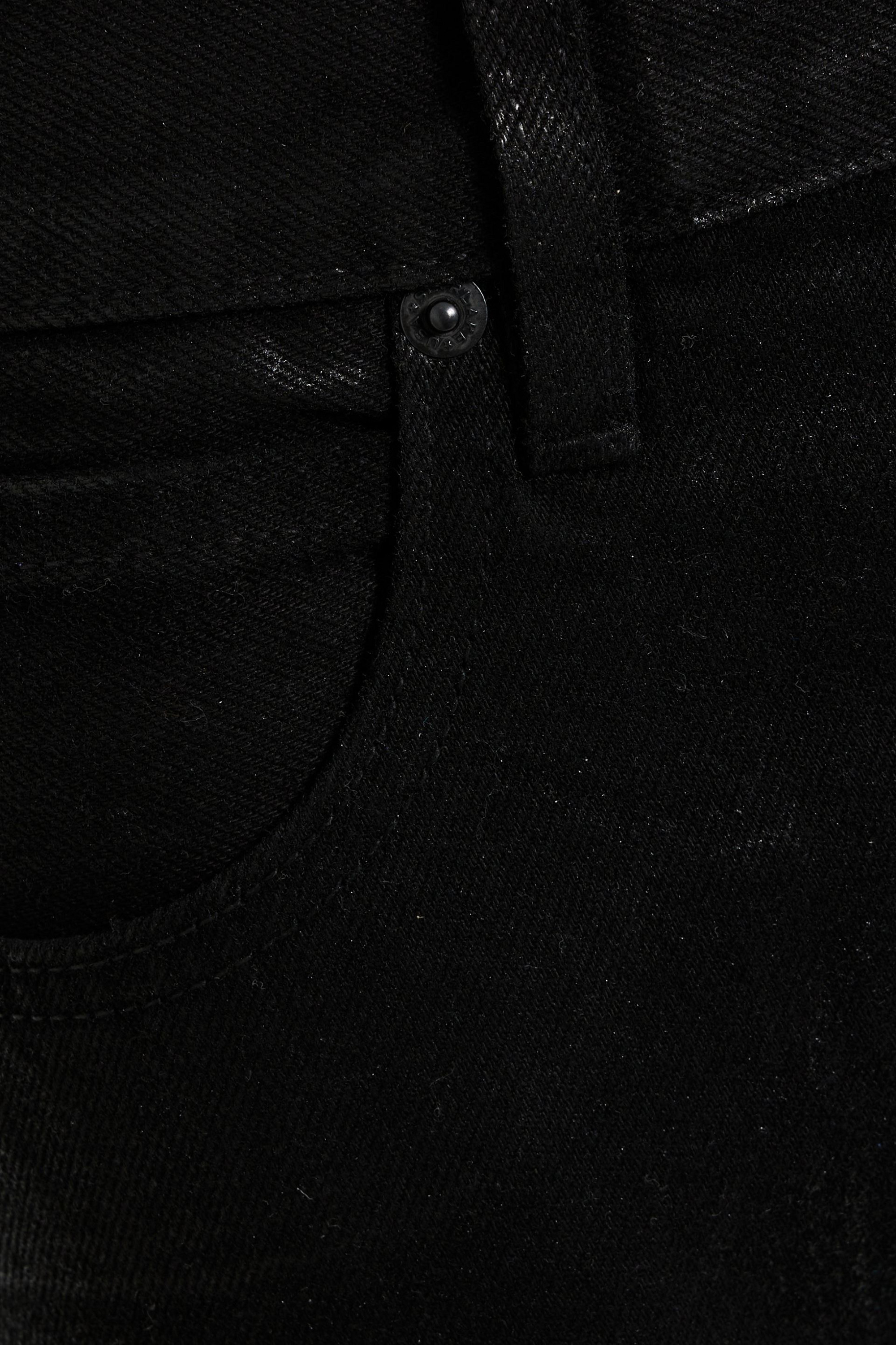 SLVRLAKE Devon coated high-rise straight-leg jeans thumbnail