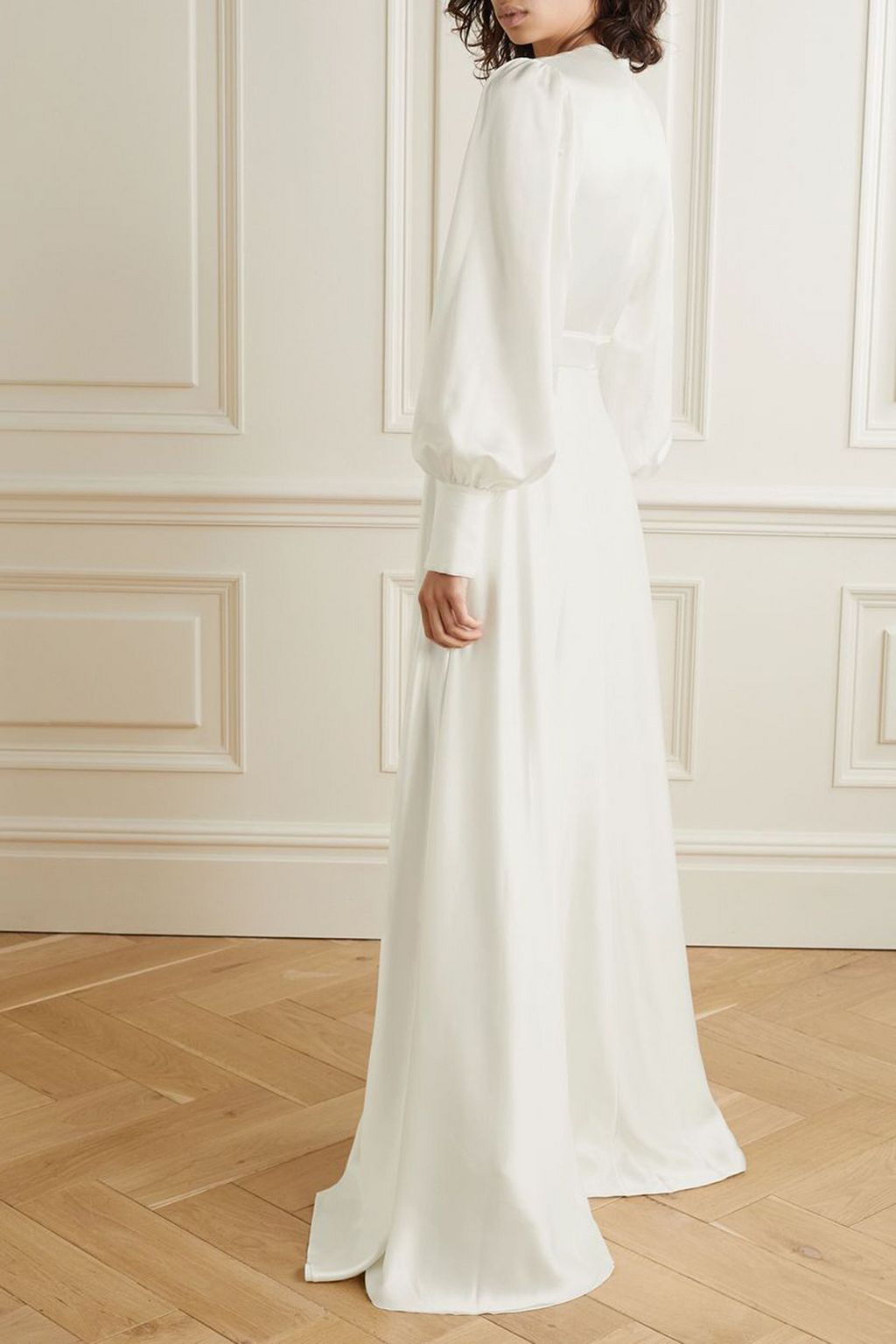 ROKSANDA Adyn tulle-trimmed silk-crepe gown