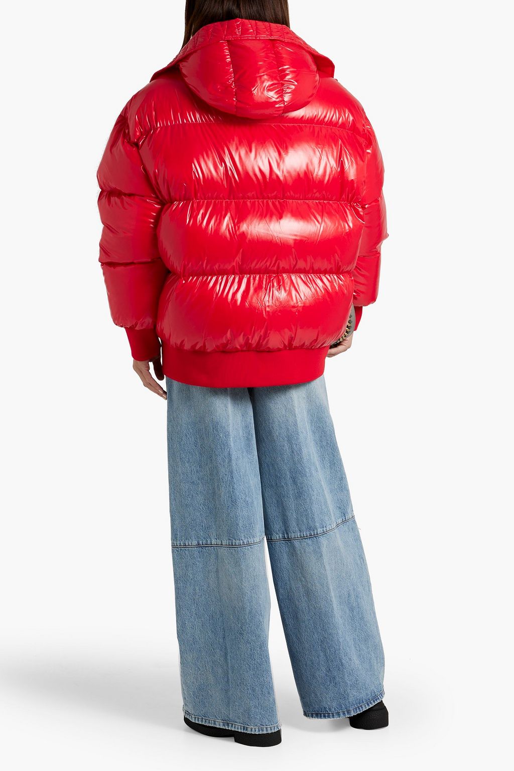 IENKI IENKI Dunlop quilted shell hooded down jacket