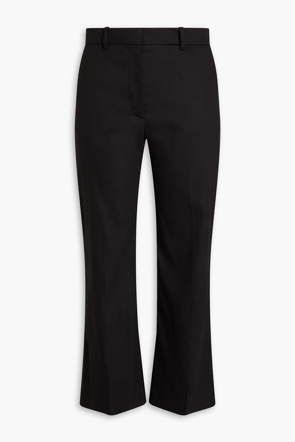 Talia cotton-blend kick-flare pants