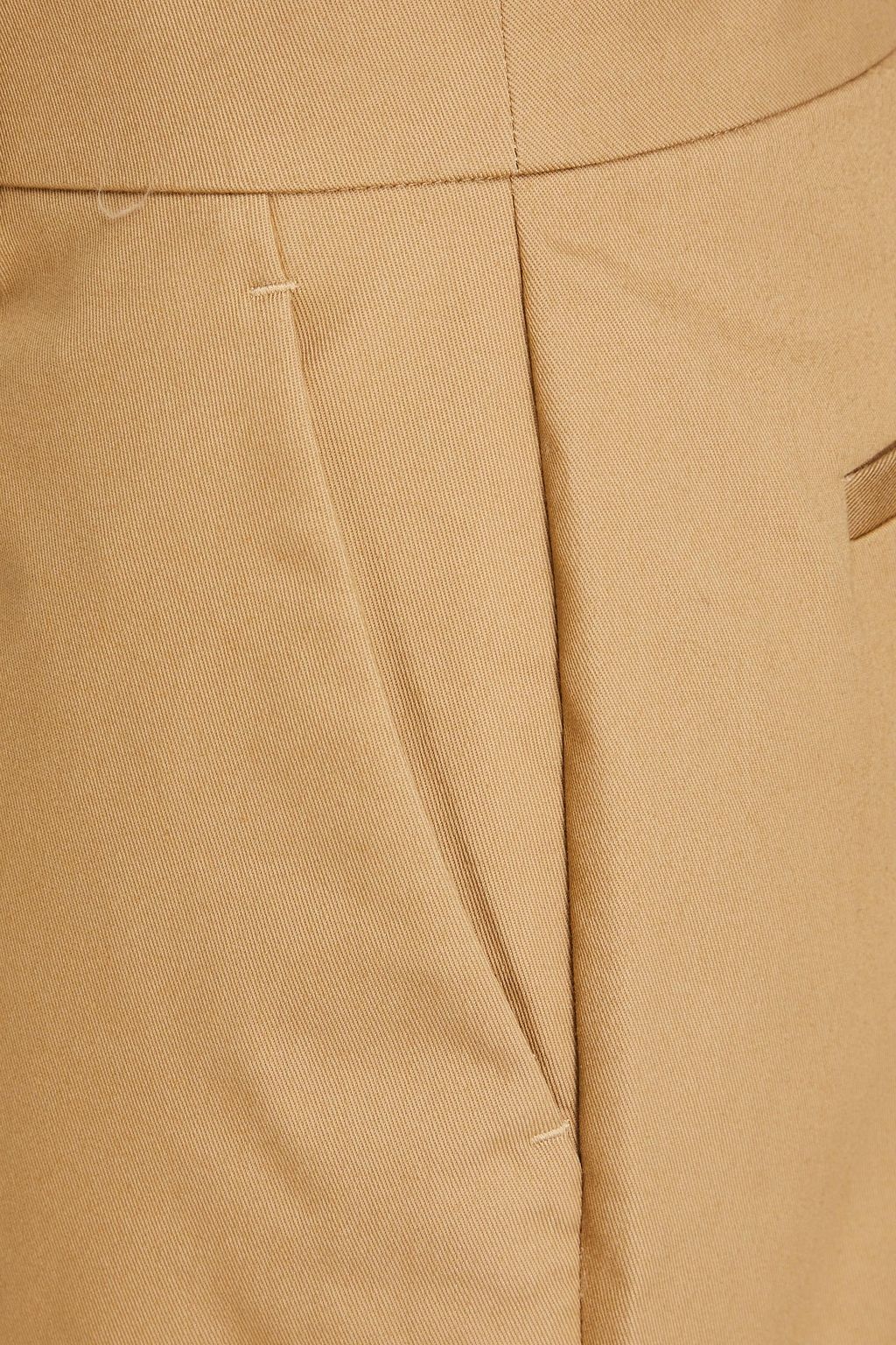 FRAME Cotton-blend twill shorts