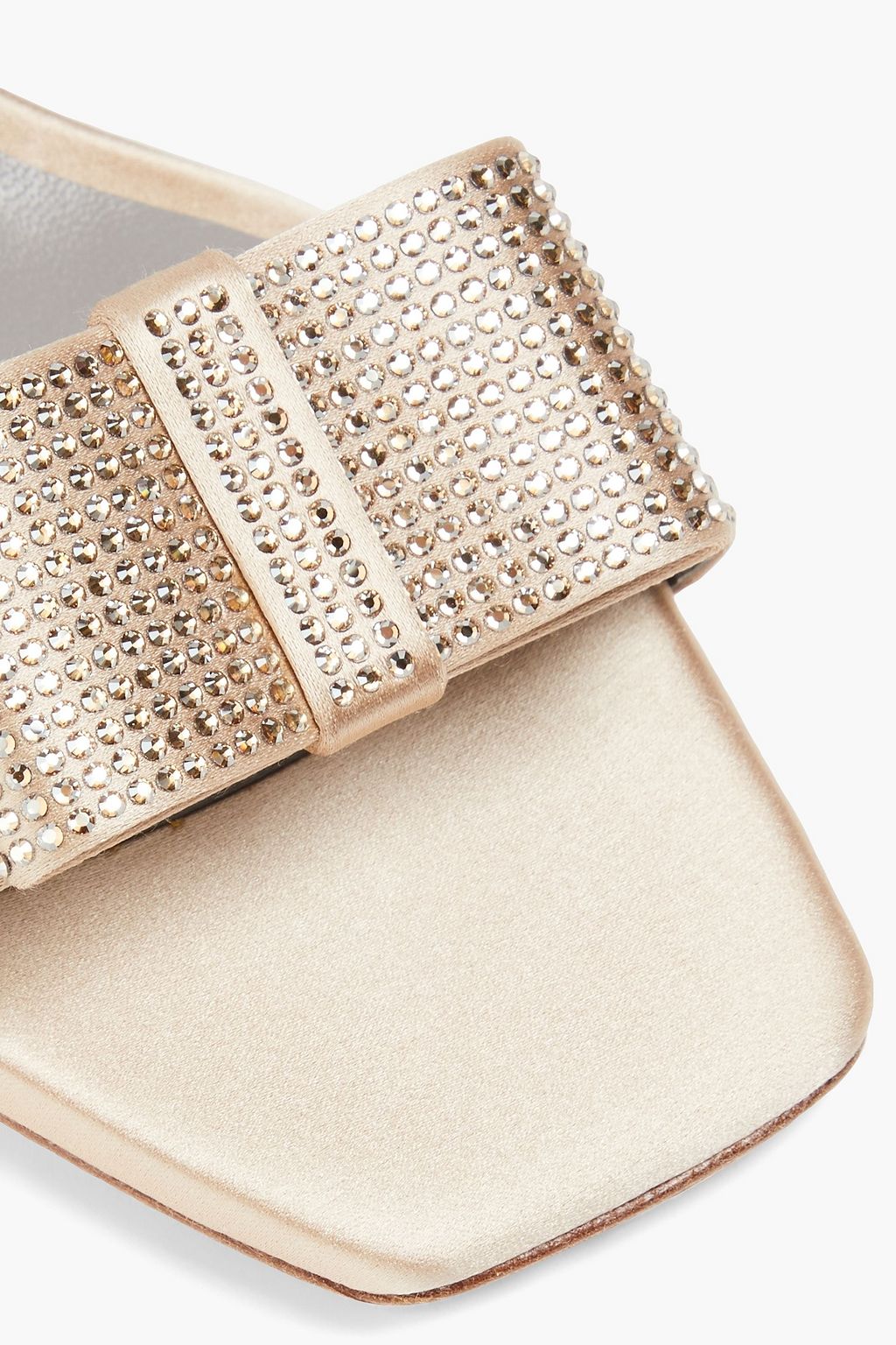 GINA Rossini embellished satin sandals