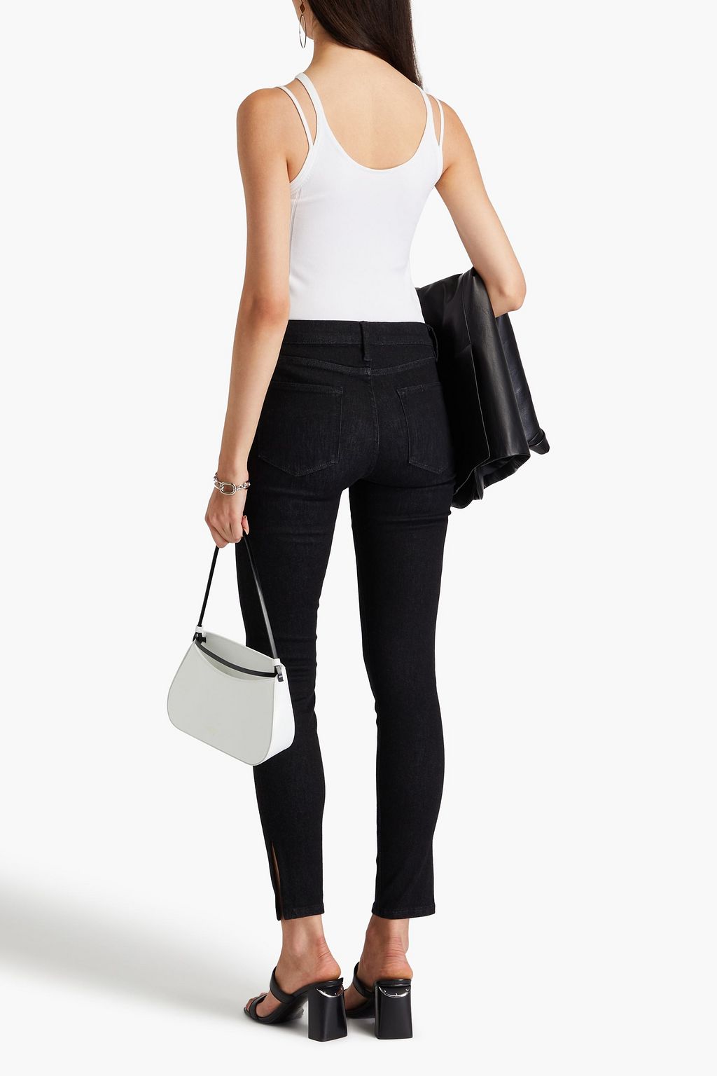 FRAME High-rise skinny jeans