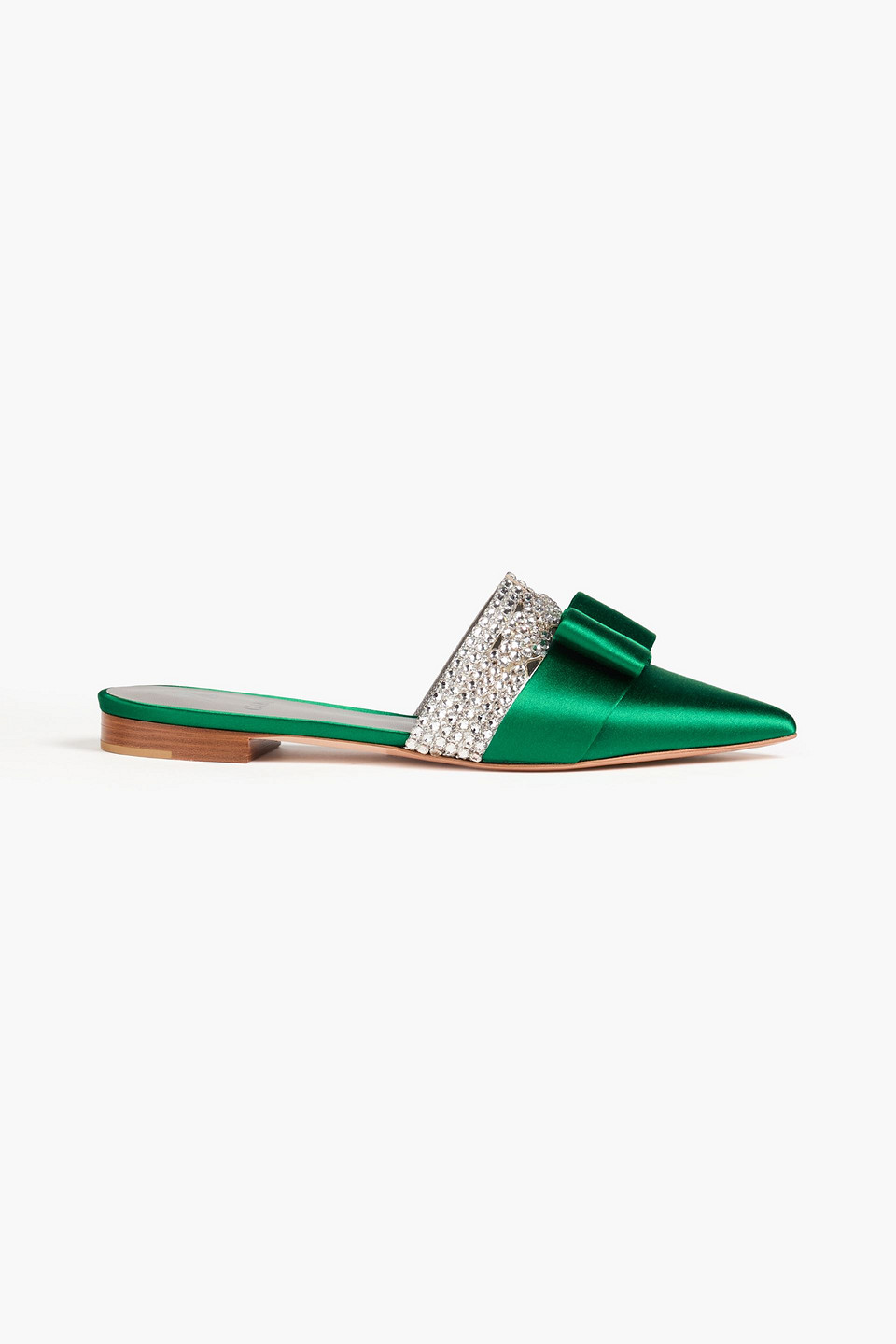 Gina - Katerina embellished satin slippers - Green - EU 38