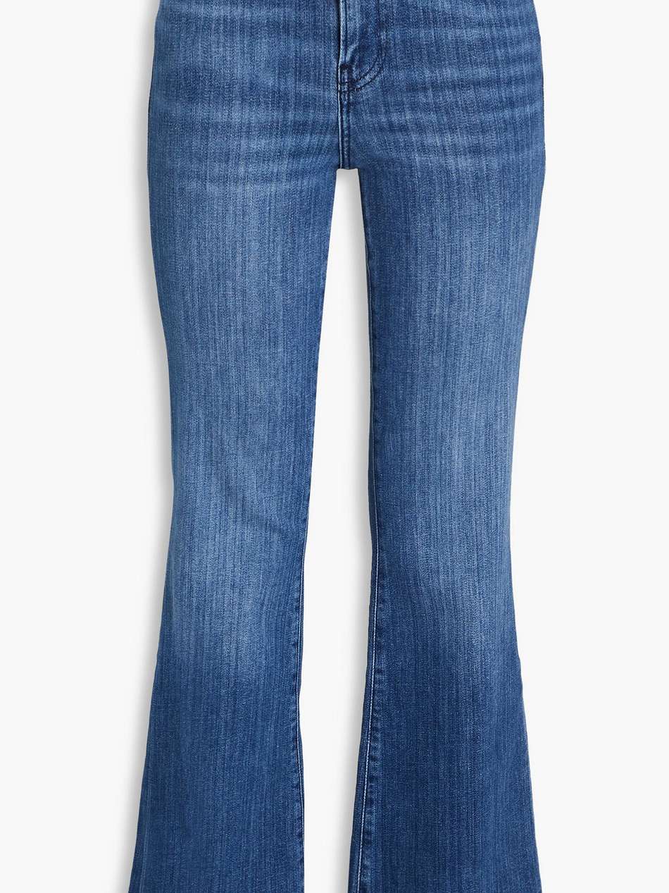 le easy high-rise flared jeans