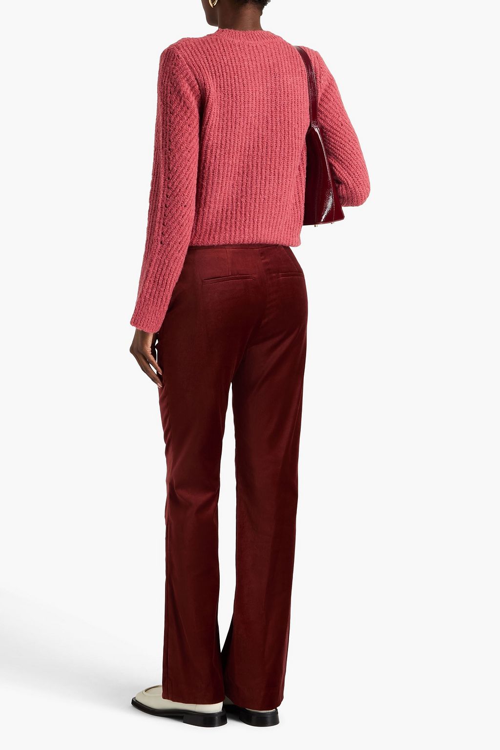 DEREK LAM 10 CROSBY كنزة رياضية بحبكة مضلّعة