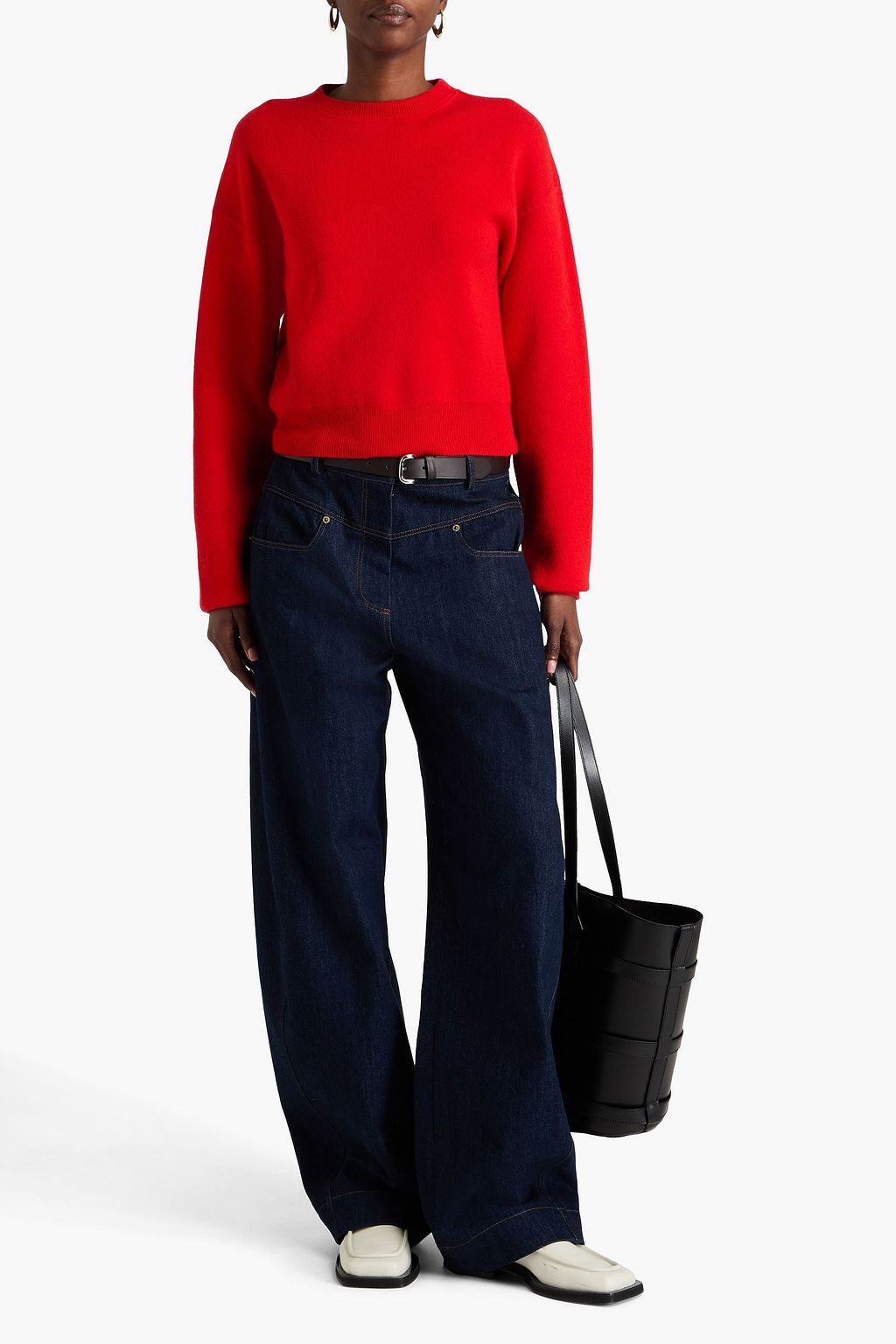 DEREK LAM 10 CROSBY كنزة رياضية من مزيج الصوف