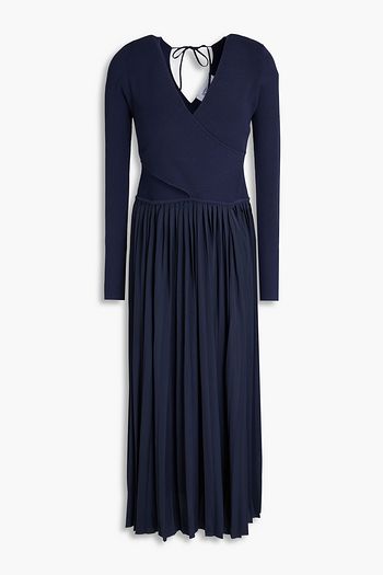 Derek lam 10 crosby pleated lurex knit dress hotsell