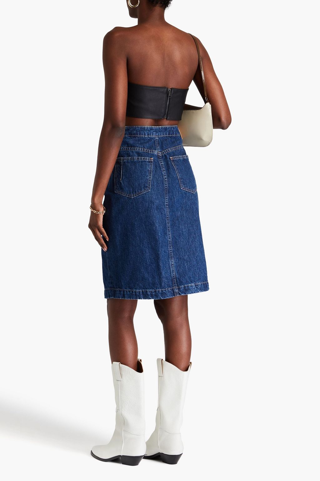 DEREK LAM 10 CROSBY 데님 스커트