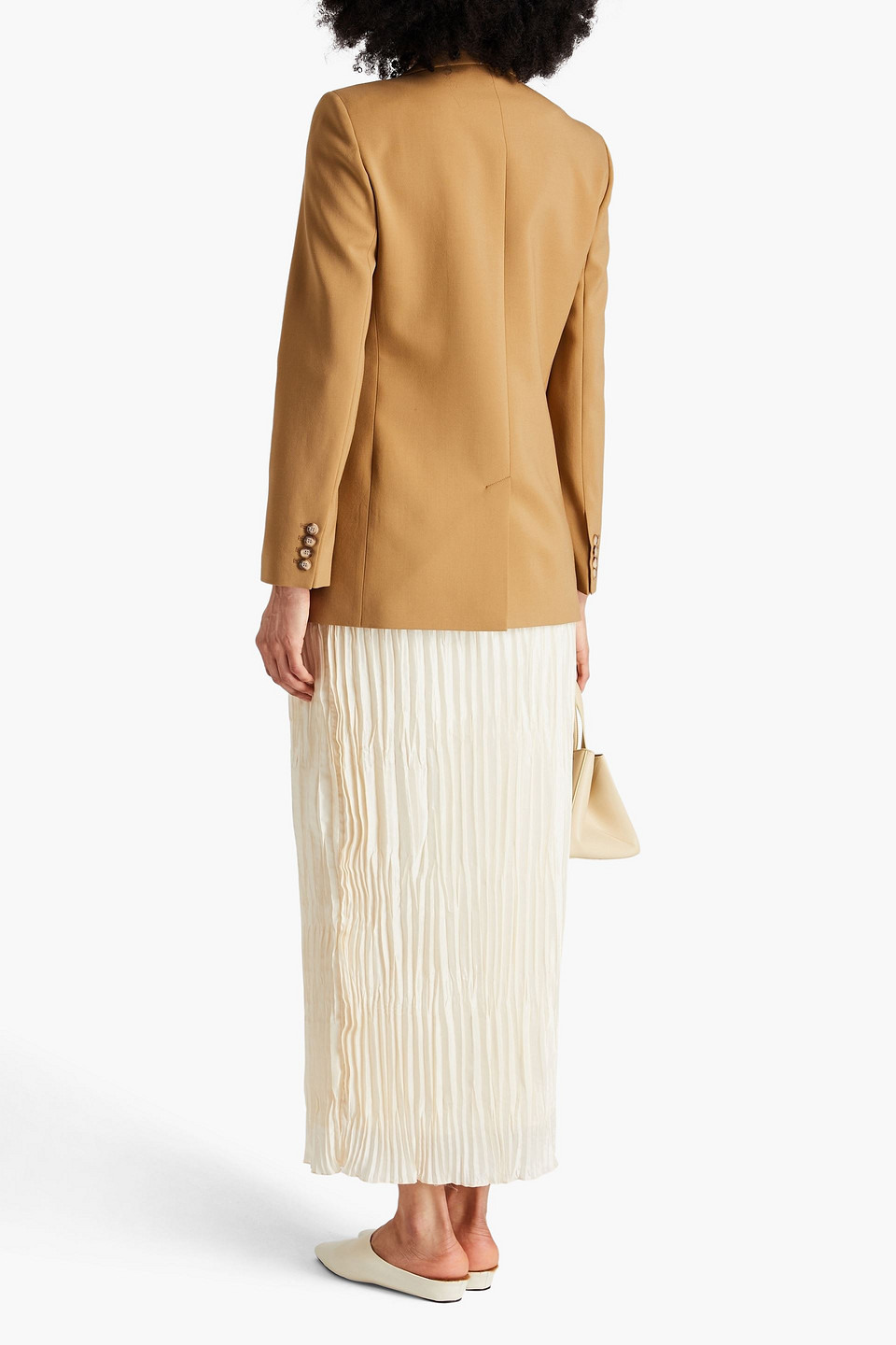 JOSEPH JACKIE WOOL-BLEND TWILL BLAZER