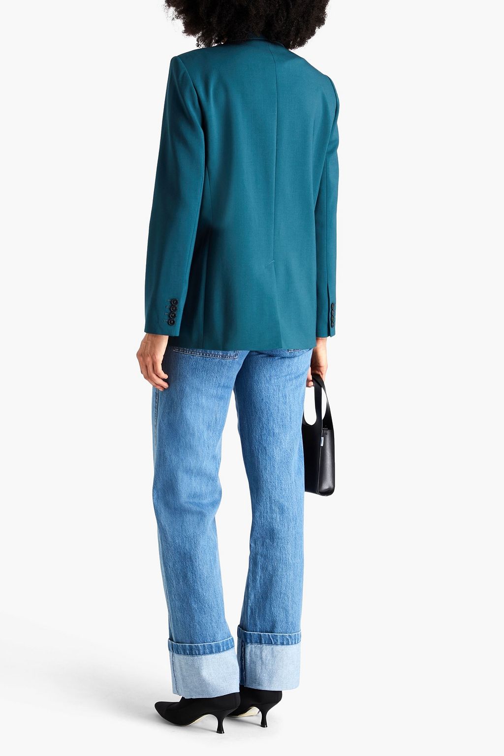 JOSEPH Jaden Blazer aus Twill aus einer Wollmischung