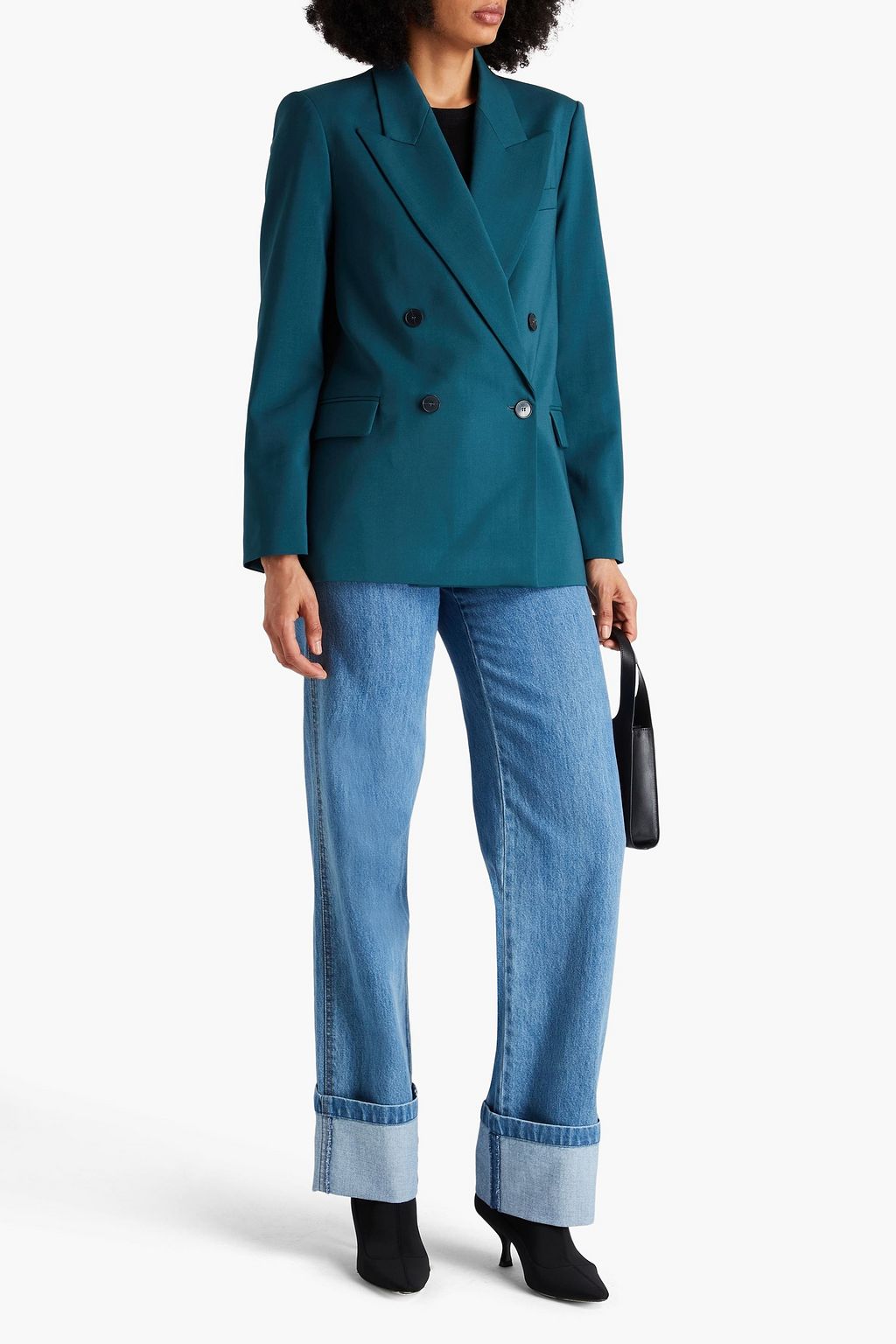 JOSEPH Jaden Blazer aus Twill aus einer Wollmischung