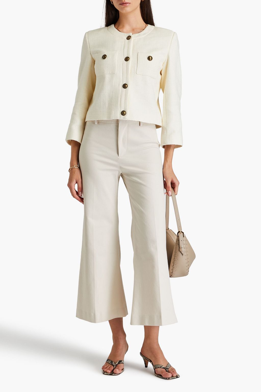 FRAME Cotton-tweed jacket