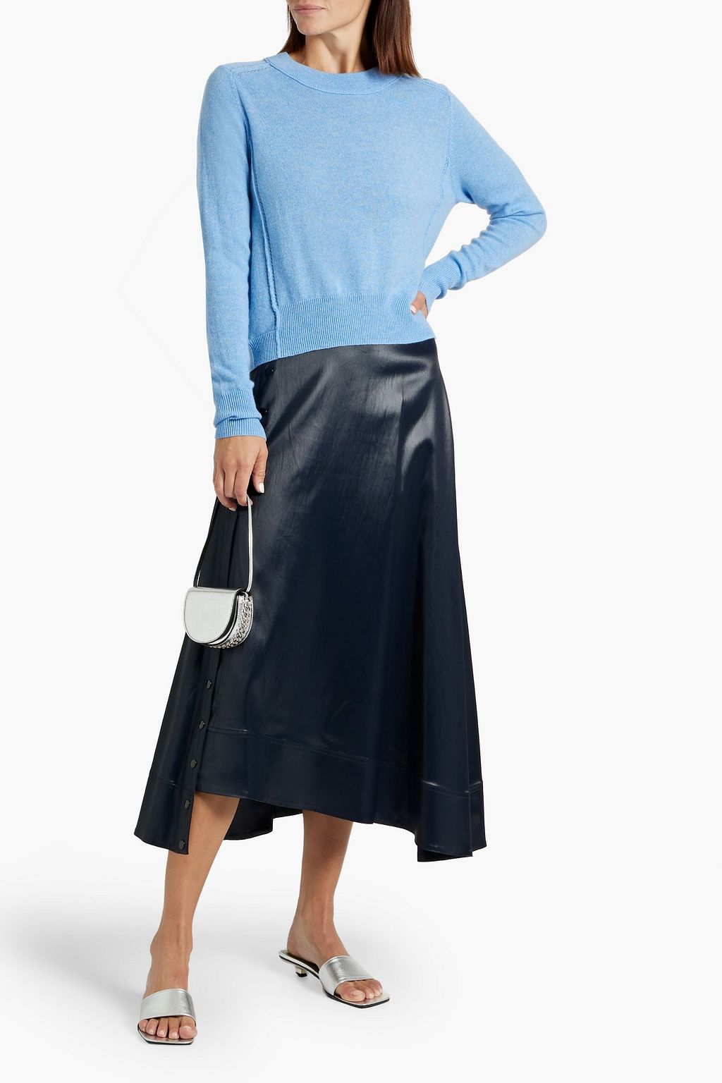AUTUMN CASHMERE Mélange cashmere sweater