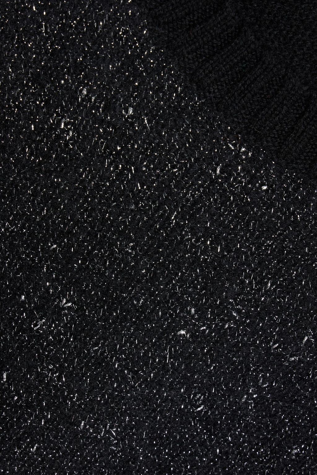 AUTUMN CASHMERE Metallic cashmere-blend vest