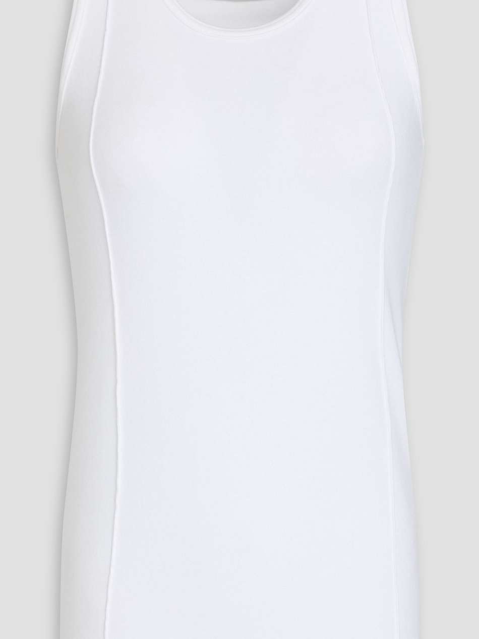 cotton-blend jersey tank
