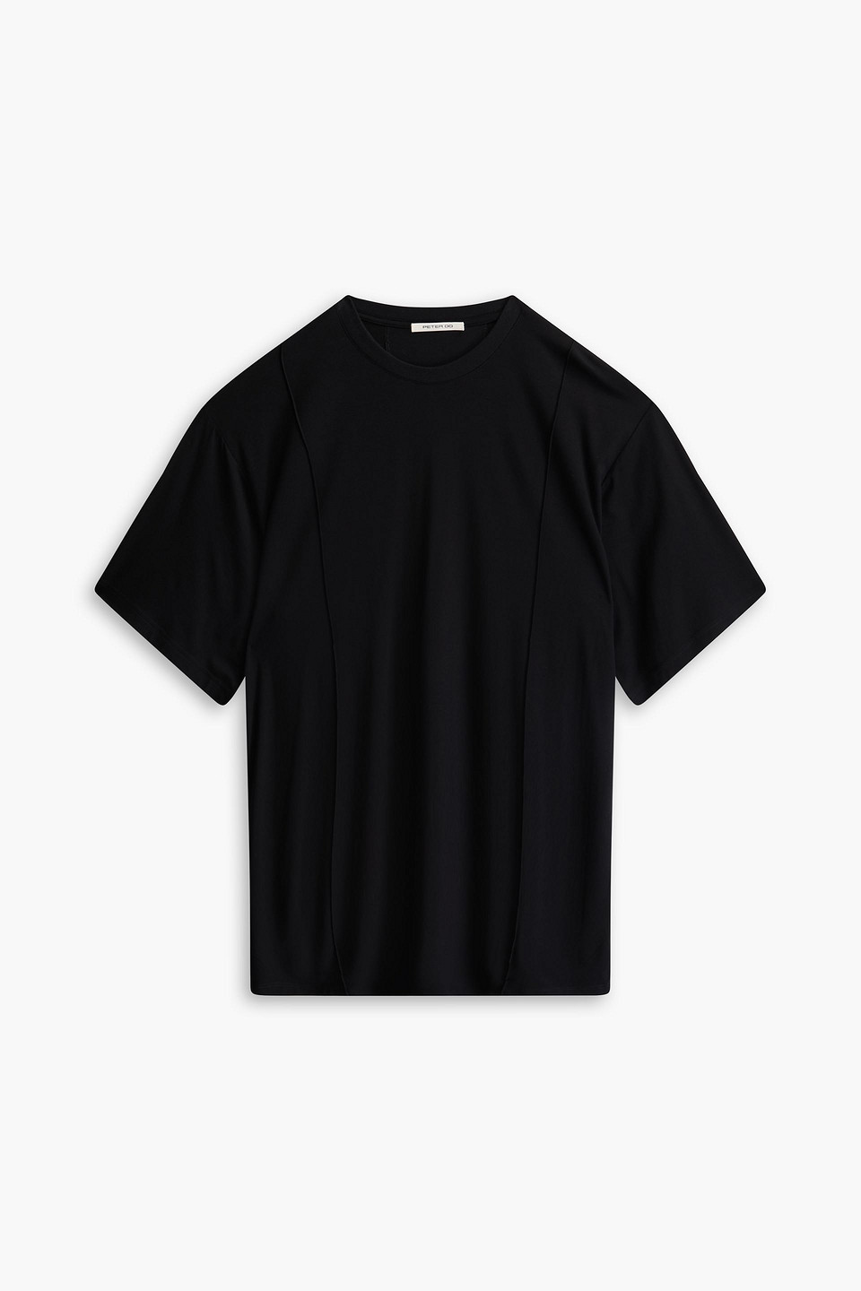 Peter Do Oversized-t-shirt Aus Jersey In Schwarz