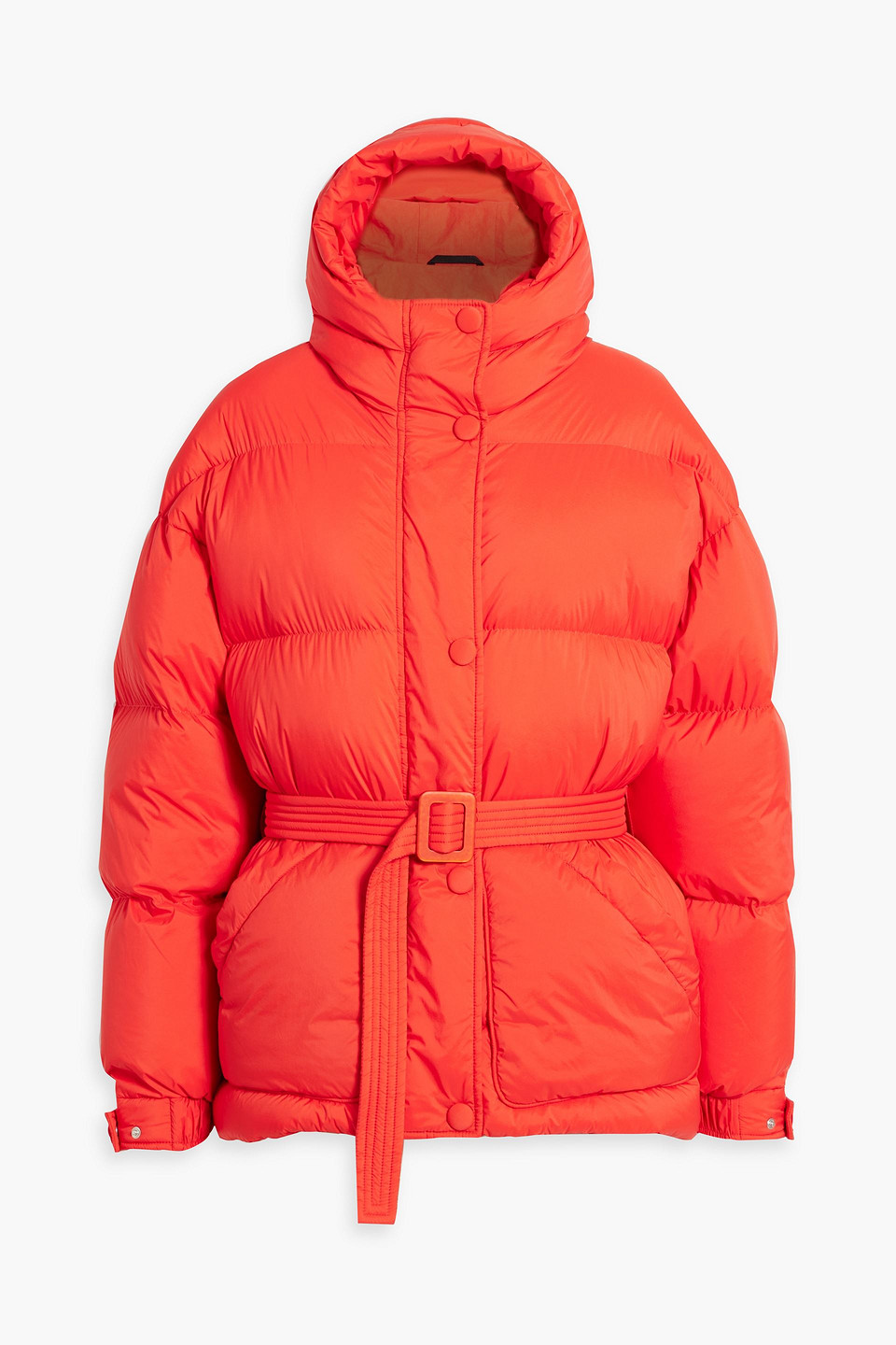 Ienki Ienki Michlin Quilted Shell Hooded Down Jacket In Red