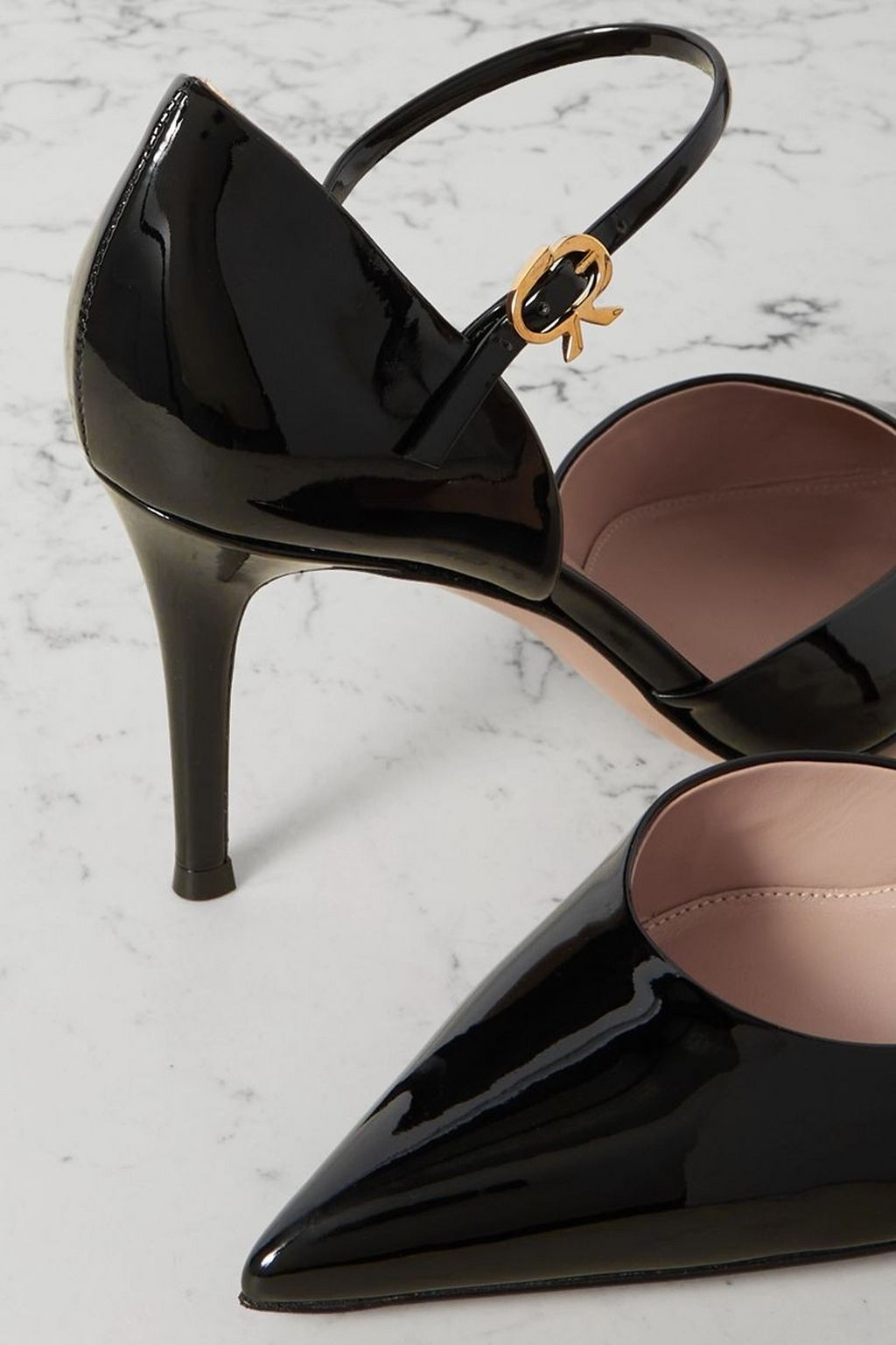 GIANVITO ROSSI Vernice 85 patent-leather pumps