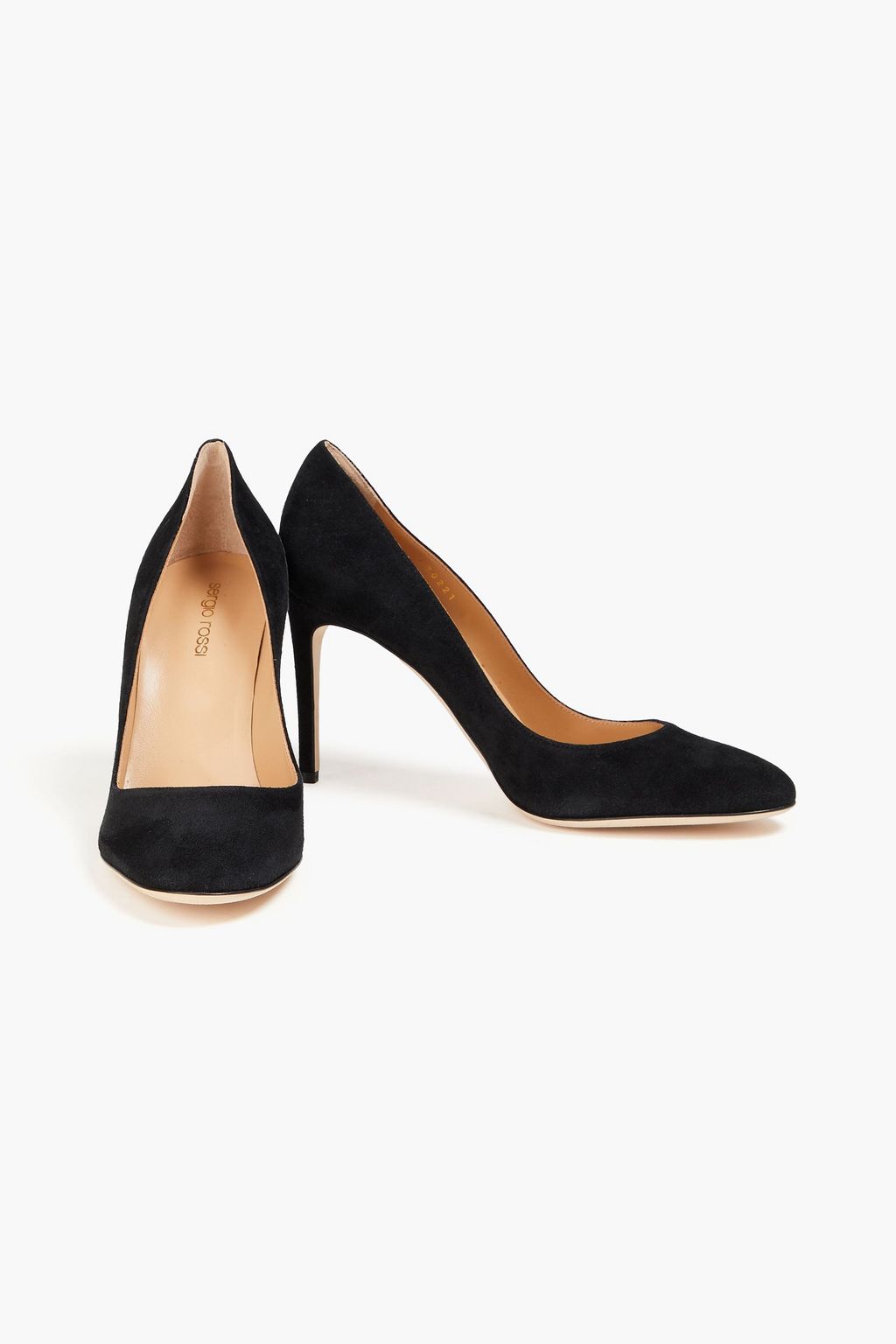SERGIO ROSSI Madame 90 suede pumps