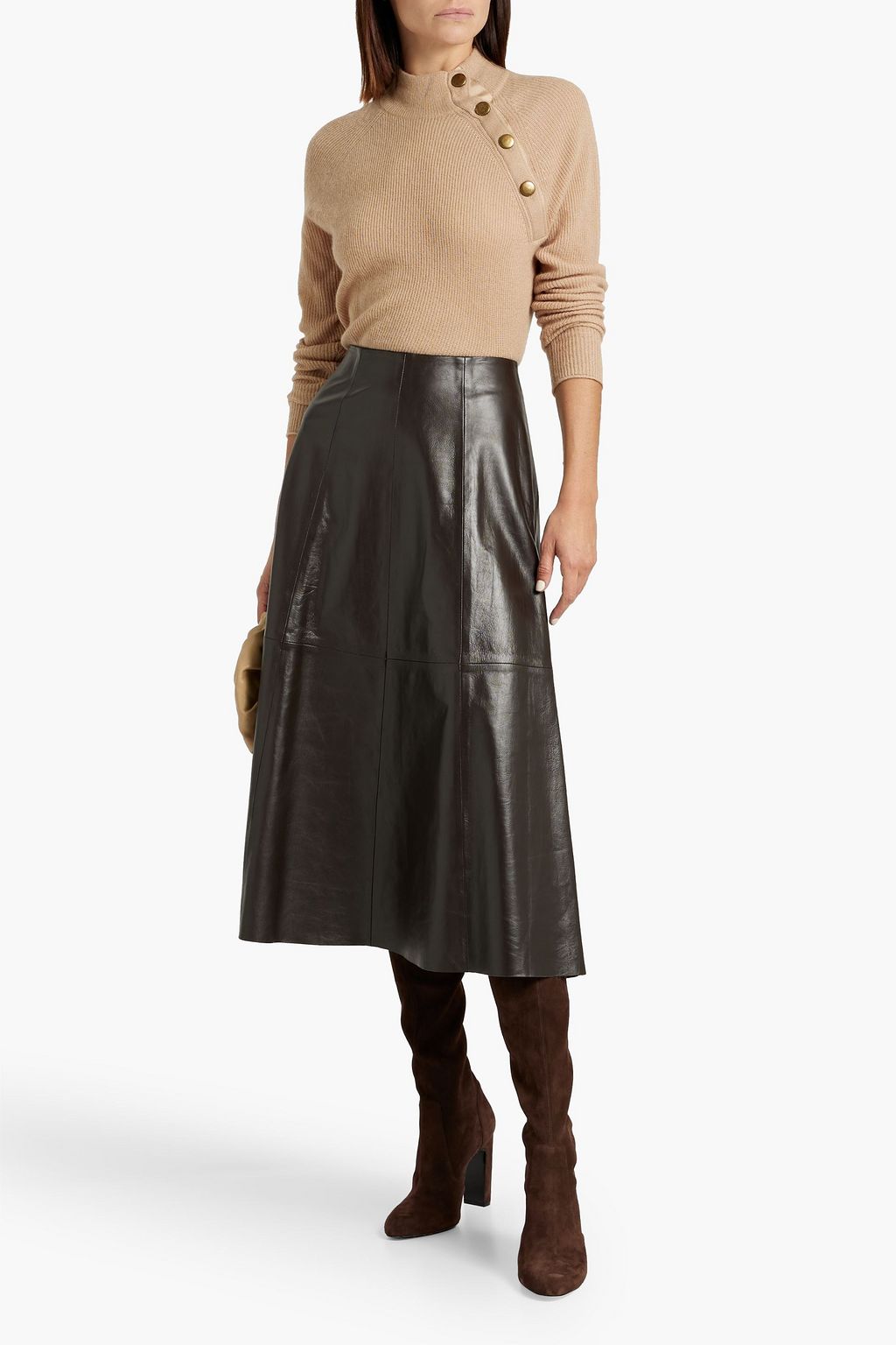 AUTUMN CASHMERE Cashmere and silk-blend sweater