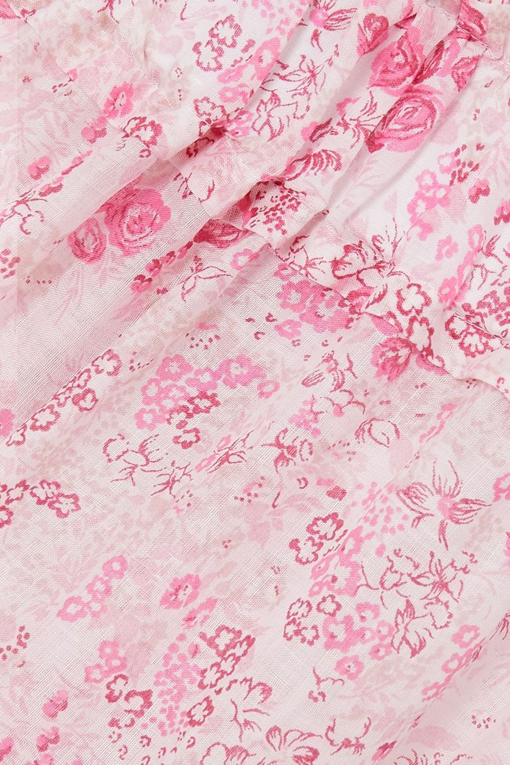 THREE GRACES LONDON فستان Chloe طويل متدرج من فوال الراميه بطبعة أزهار بقصّة متدرّجة