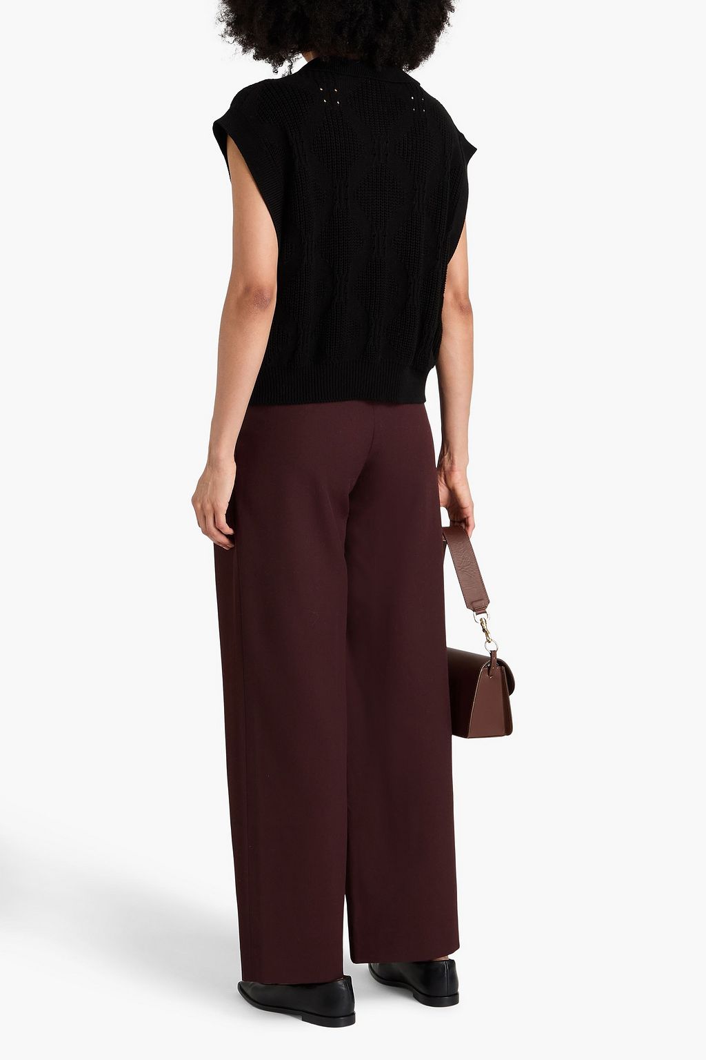 COTTON BY AUTUMN CASHMERE Ribbed cotton vest