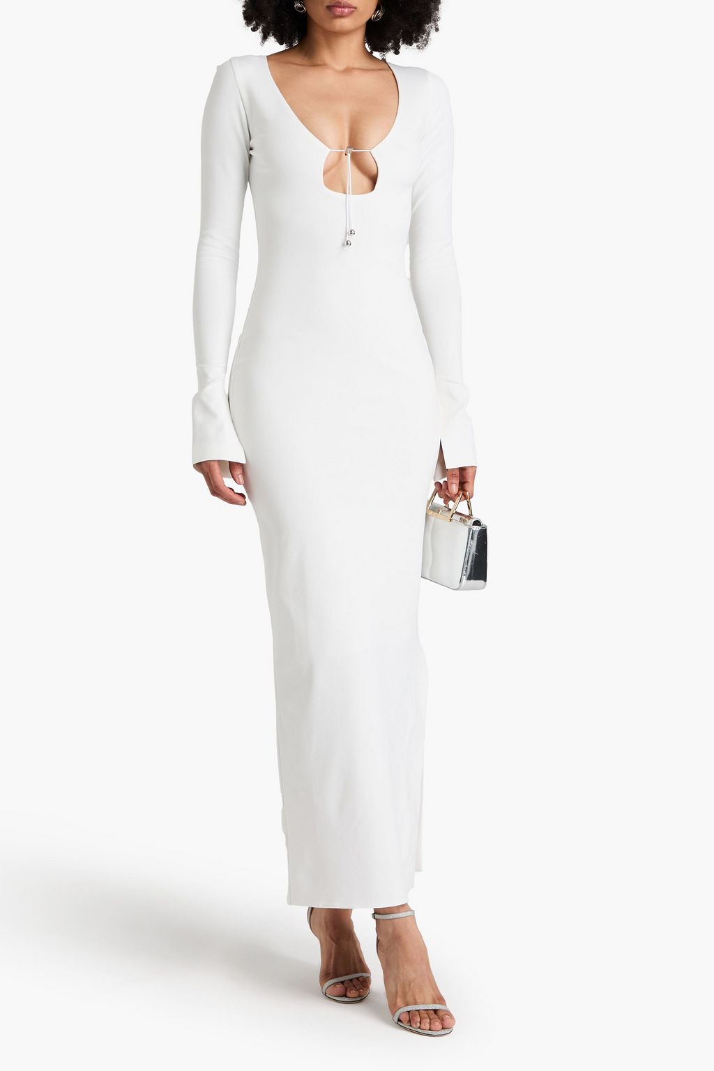 16ARLINGTON Solaria stretch-crepe maxi dress