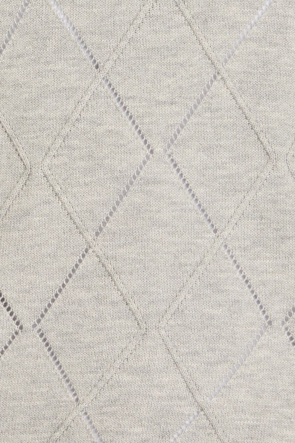 COTTON BY AUTUMN CASHMERE Pointelle-knit cotton top