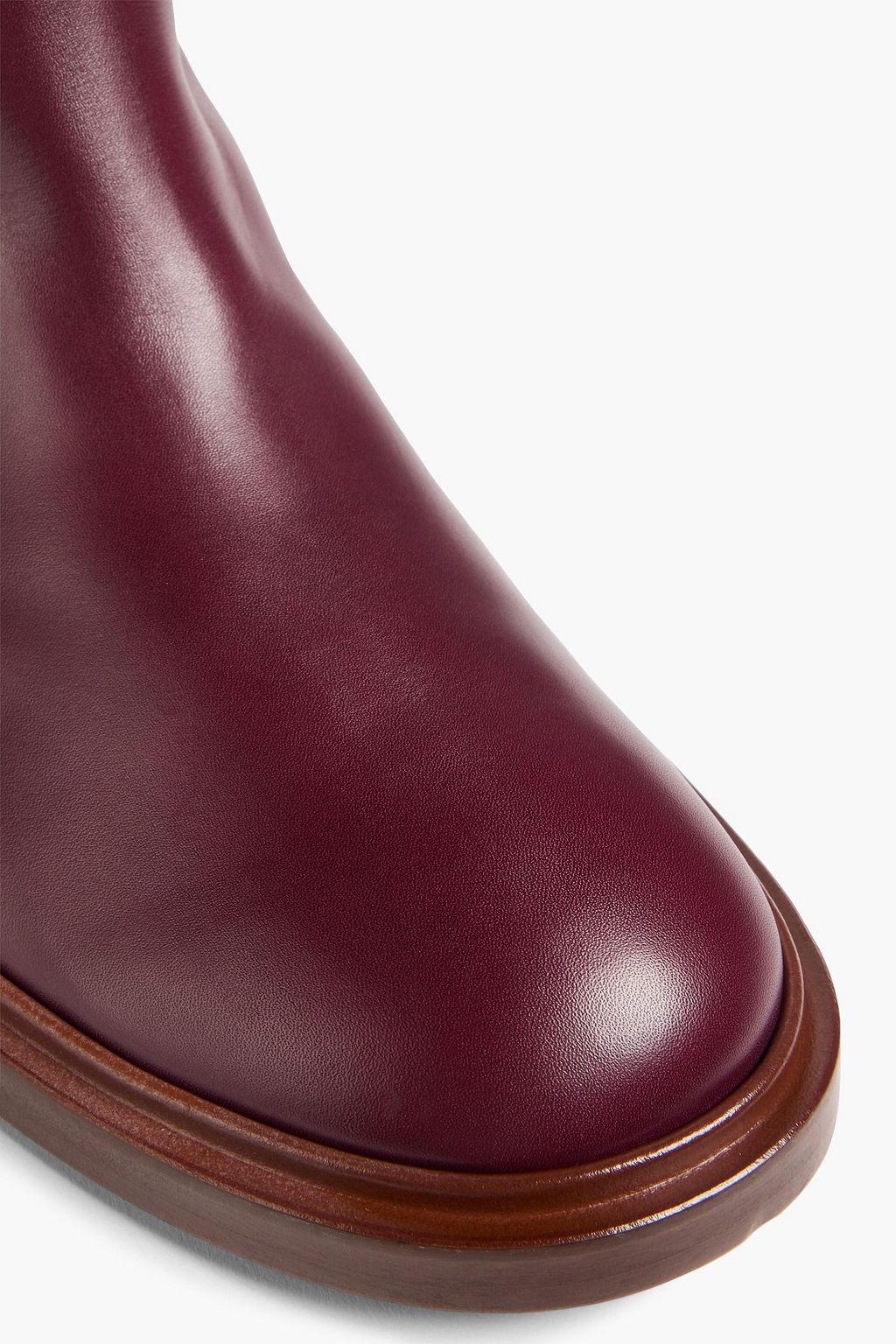 TOD'S بوت بطول الركبة من الجلد