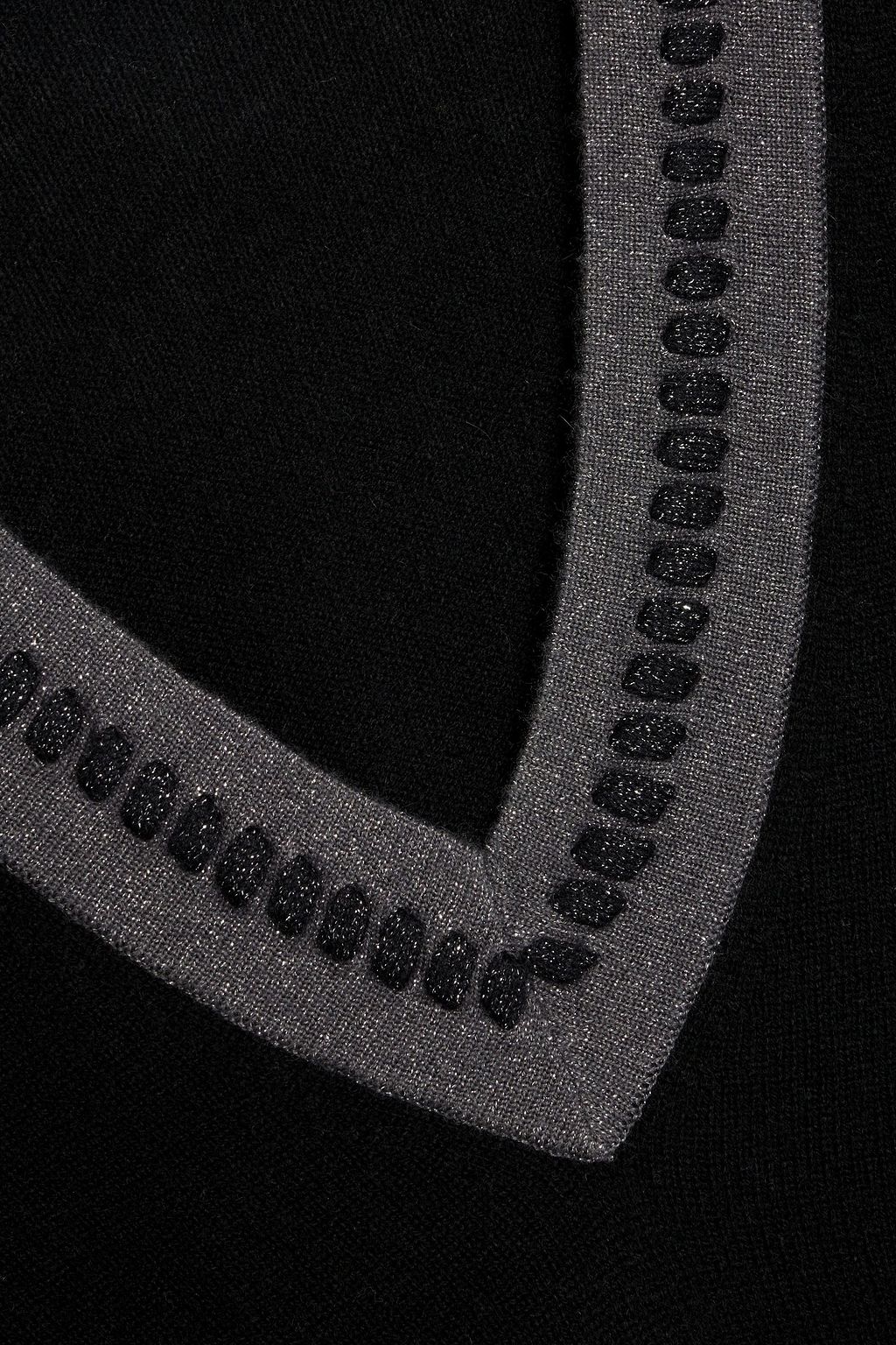 AUTUMN CASHMERE Metallic cashmere sweater