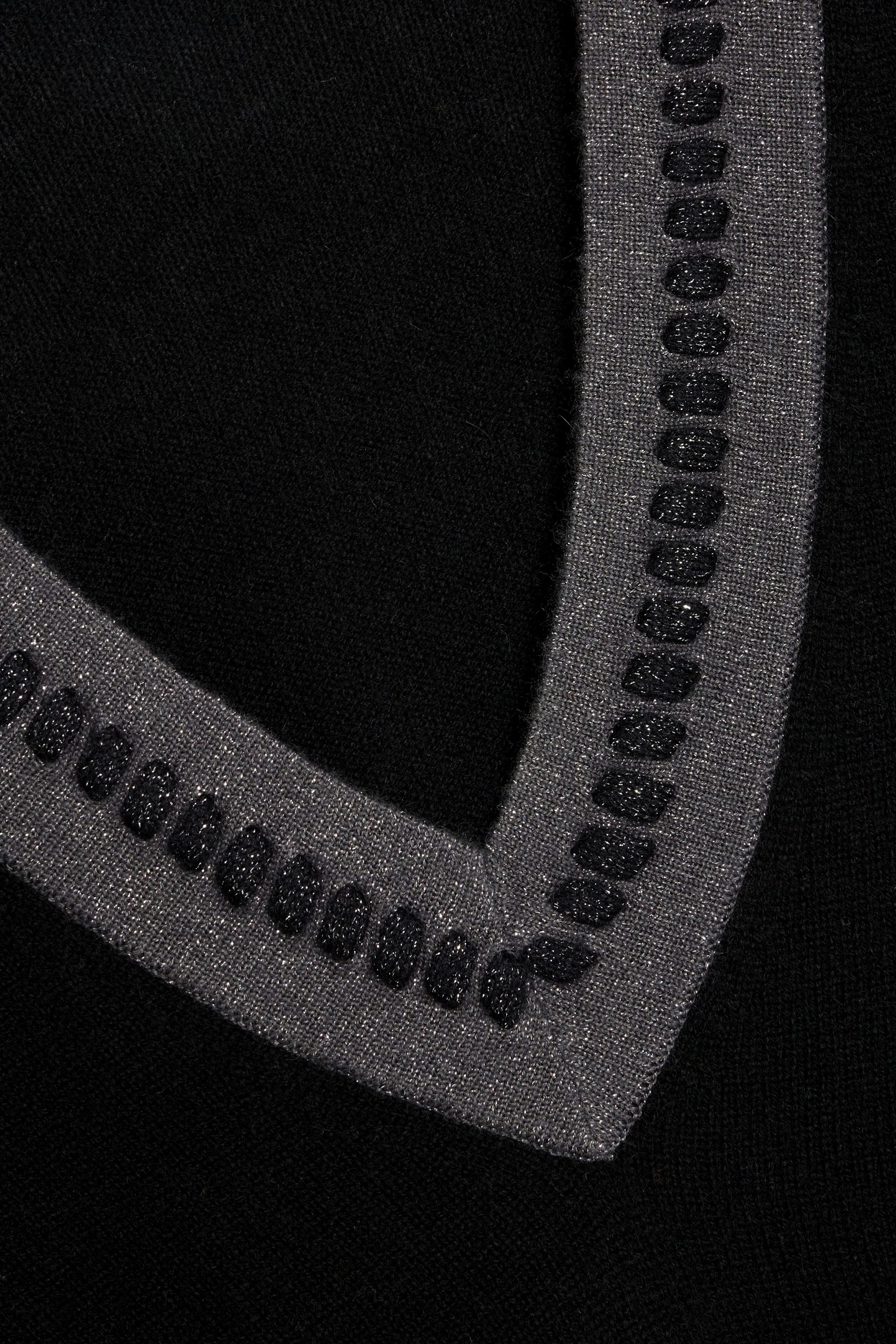 Autumn Cashmere Metallic cashmere sweater