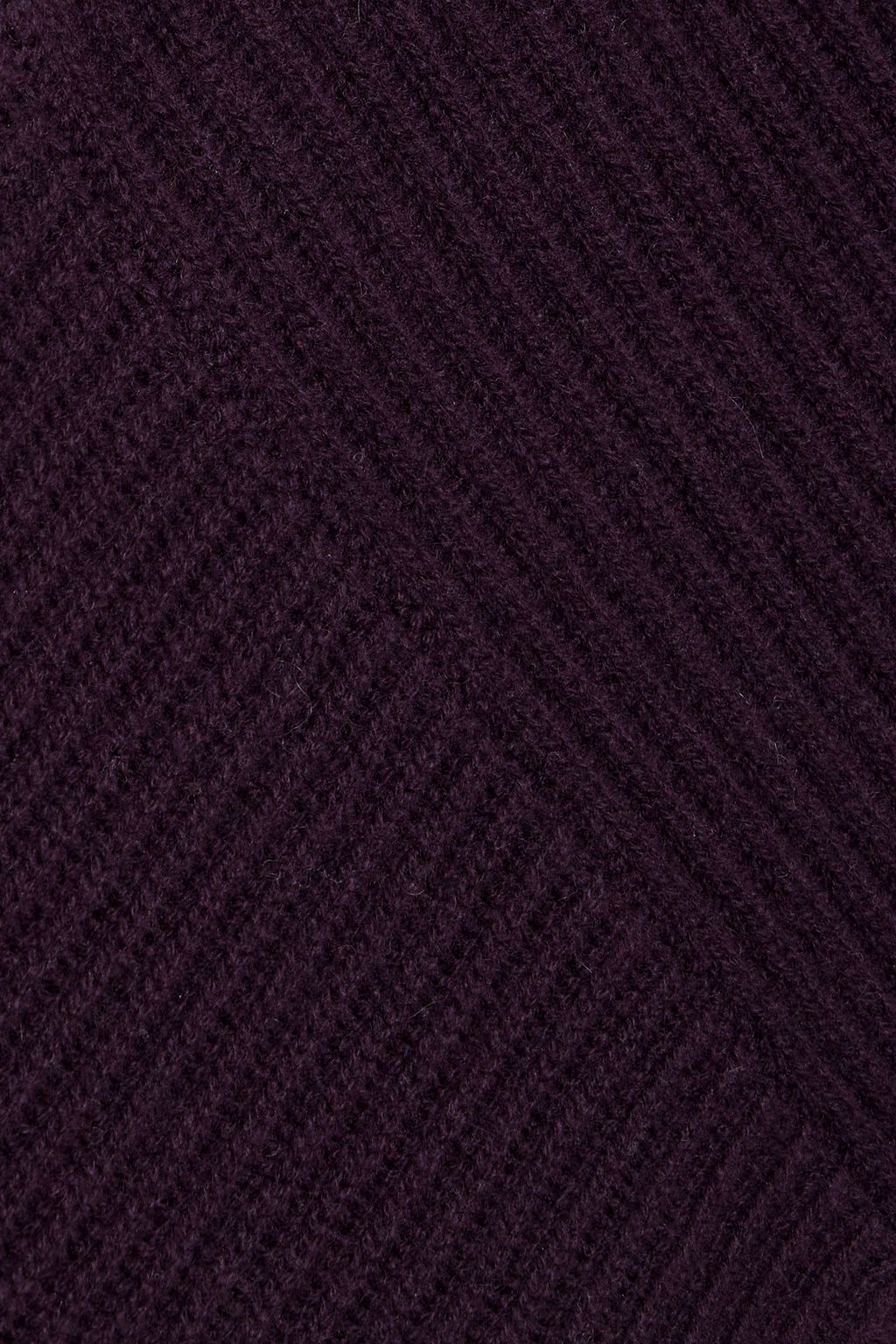 AUTUMN CASHMERE Ribbed cashmere turtleneck sweater