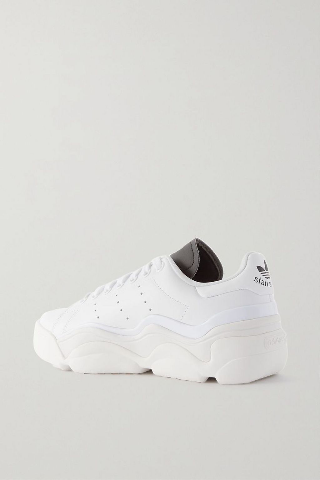 ADIDAS ORIGINALS Stan Smith Millencon rubber-trimmed leather sneakers