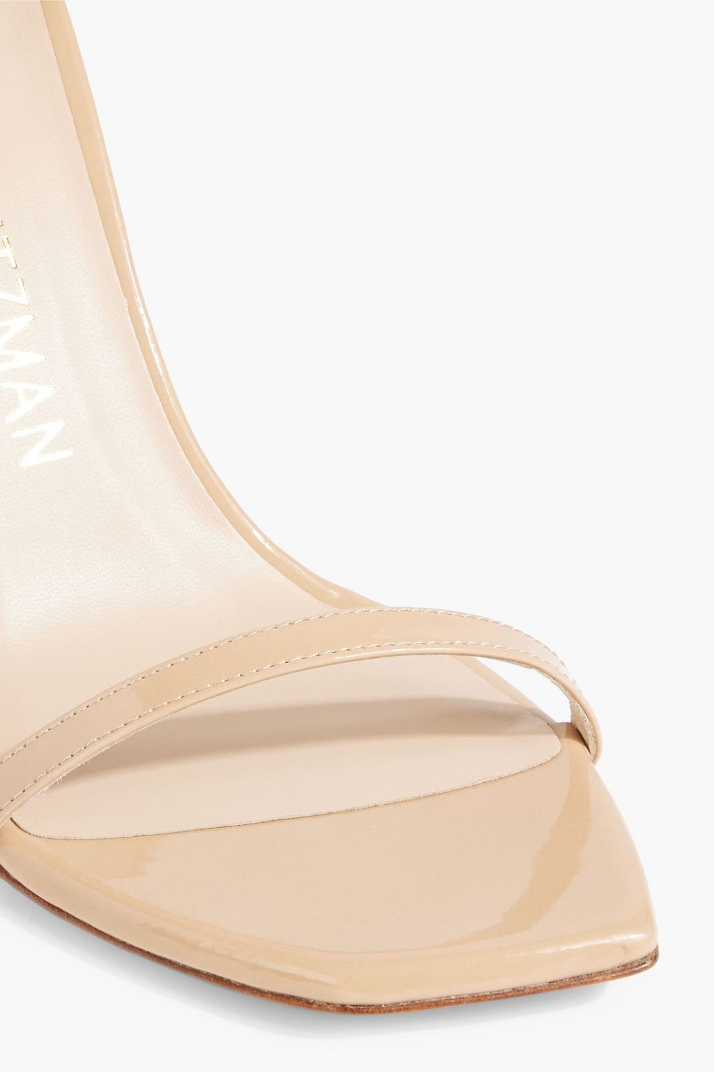 STUART WEITZMAN パテントレザー サンダル