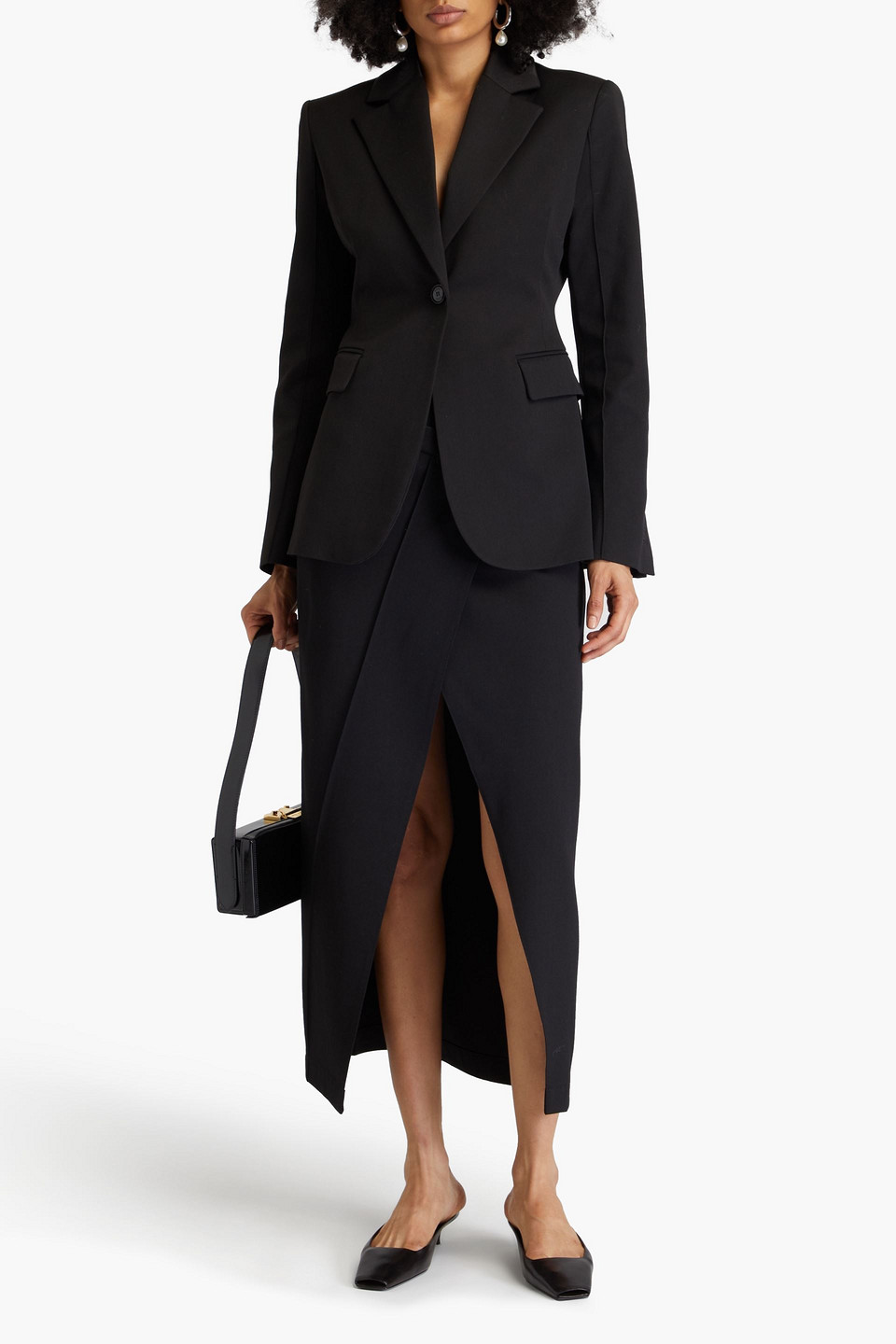 Rohe Crepe Blazer In Black