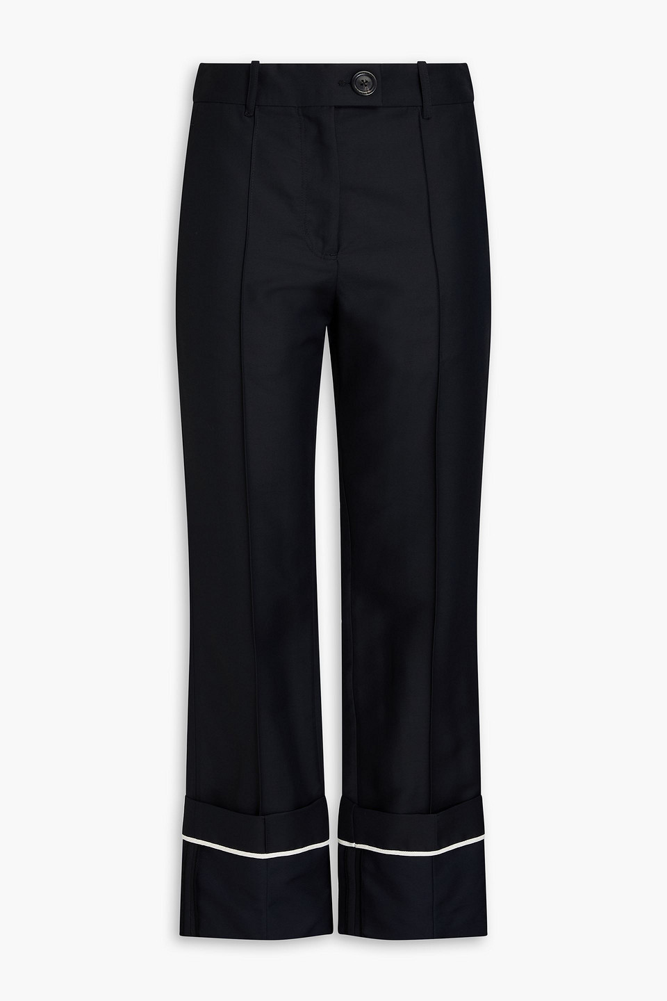 Peter Do Woven Straight-leg Pants In Black