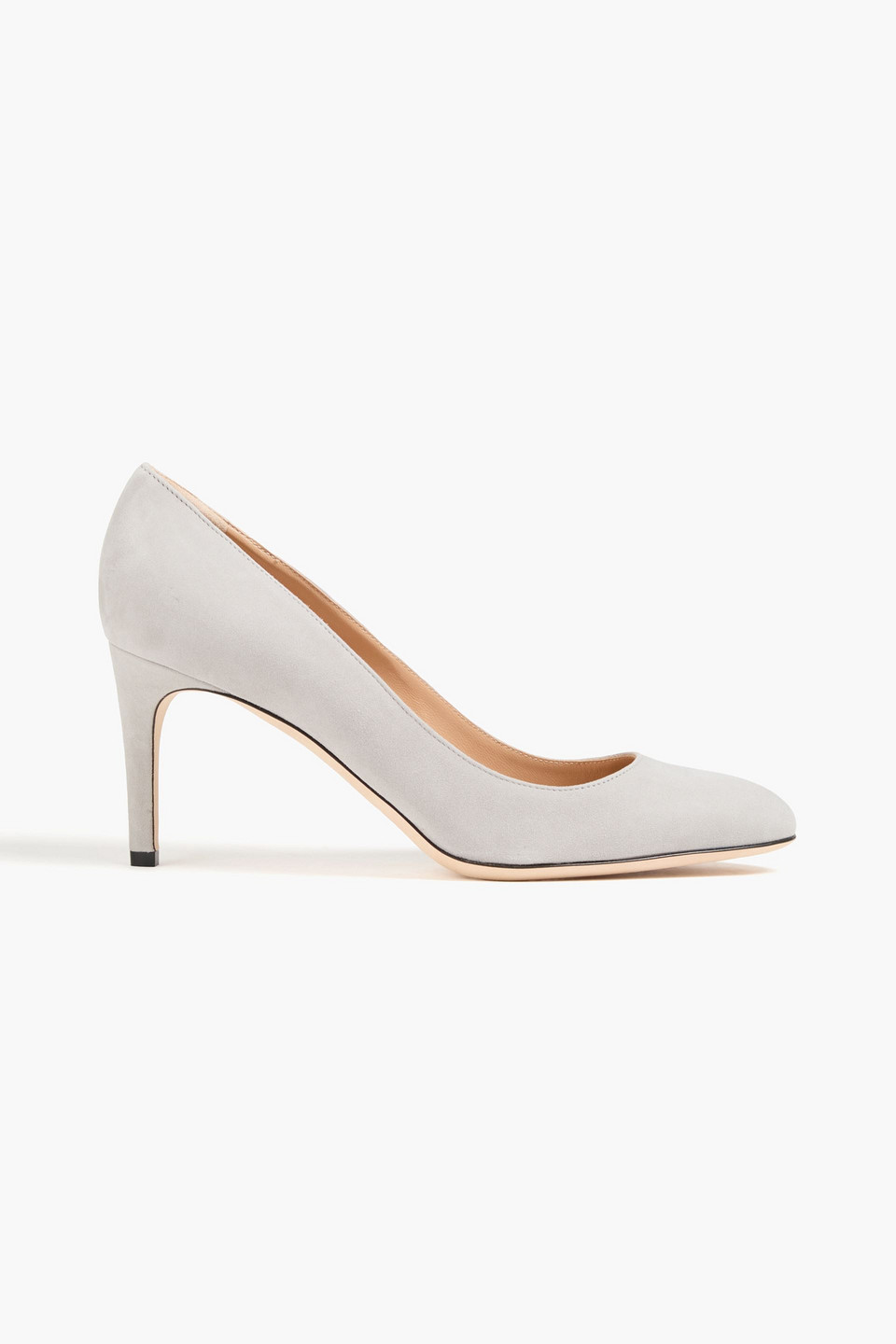 Sergio Rossi Madame Suede Pumps In Stone