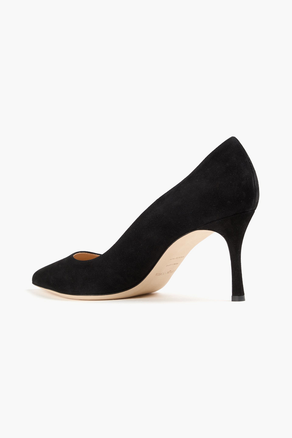 SERGIO ROSSI NEW SECRET SUEDE PUMPS
