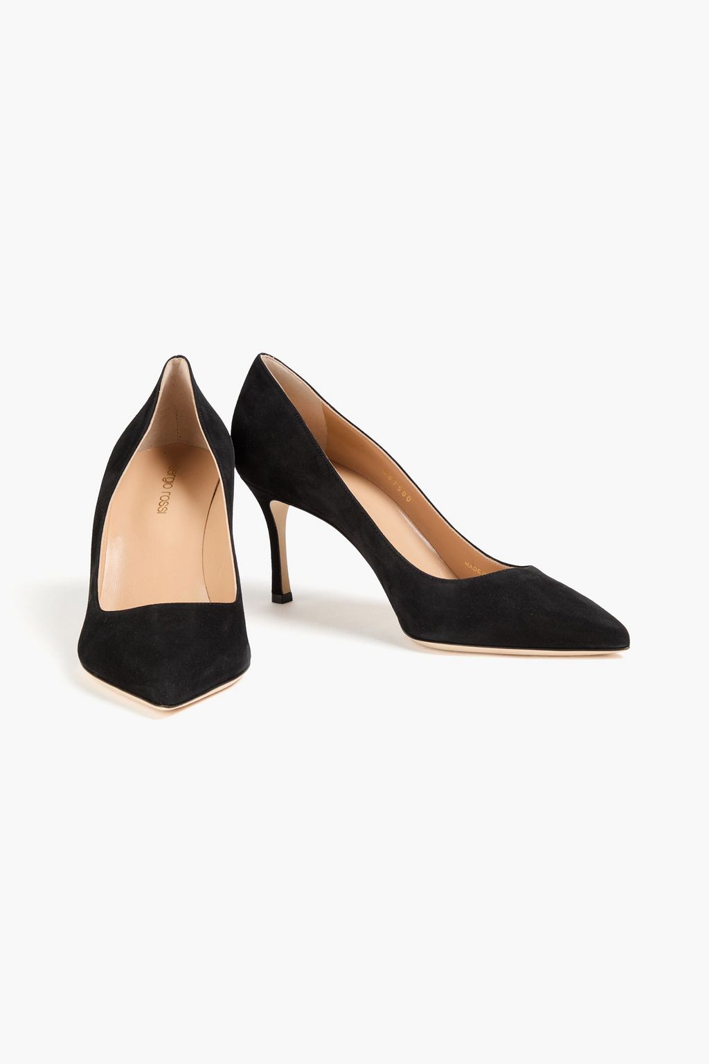 SERGIO ROSSI New Secret suede pumps