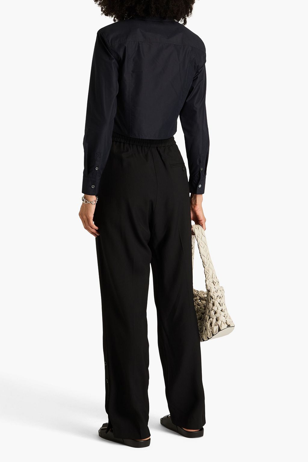 3.1 PHILLIP LIM بنطال رياضي من مزيج الصوف