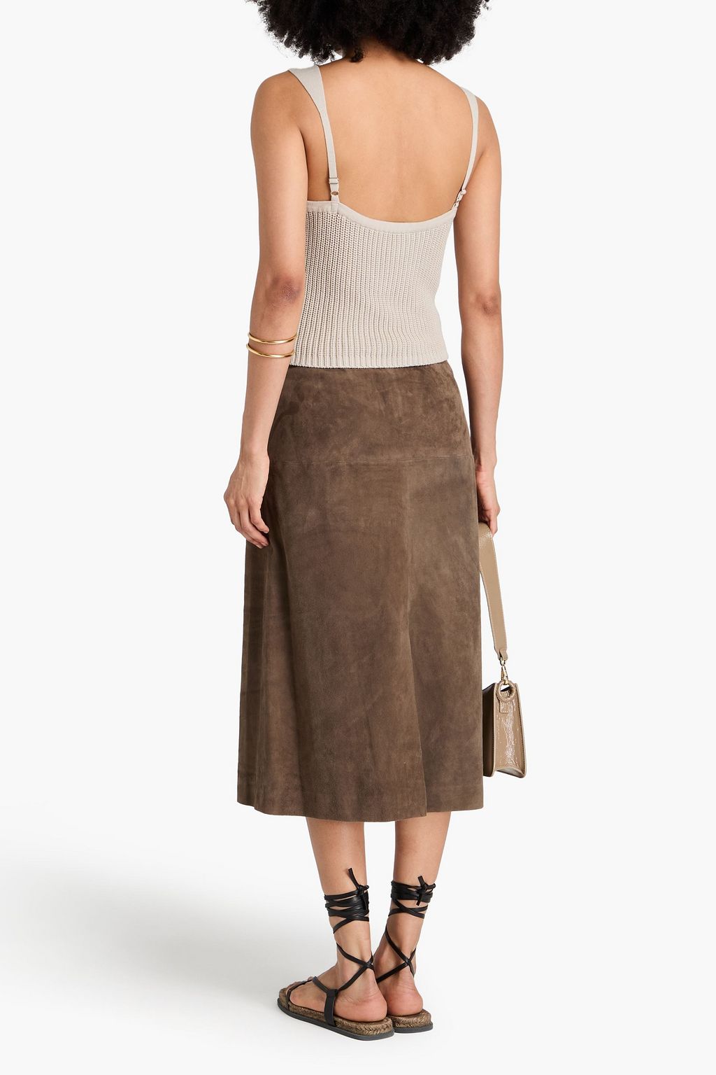 COTTON BY AUTUMN CASHMERE Ribbed cotton top