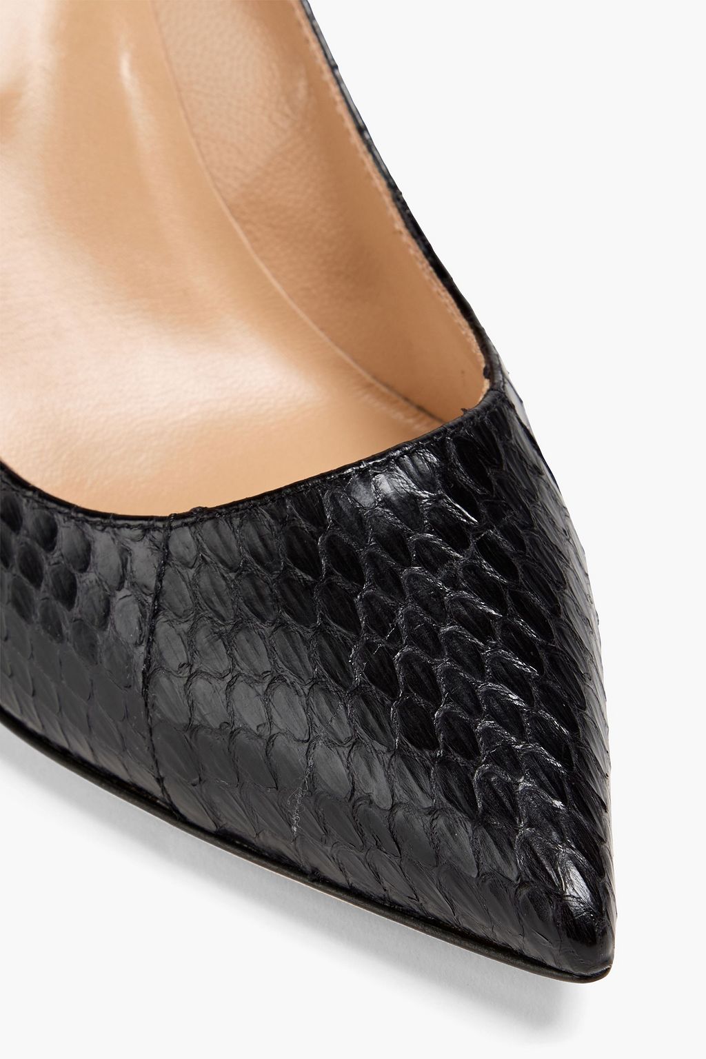 SERGIO ROSSI New Secret elaphe pumps