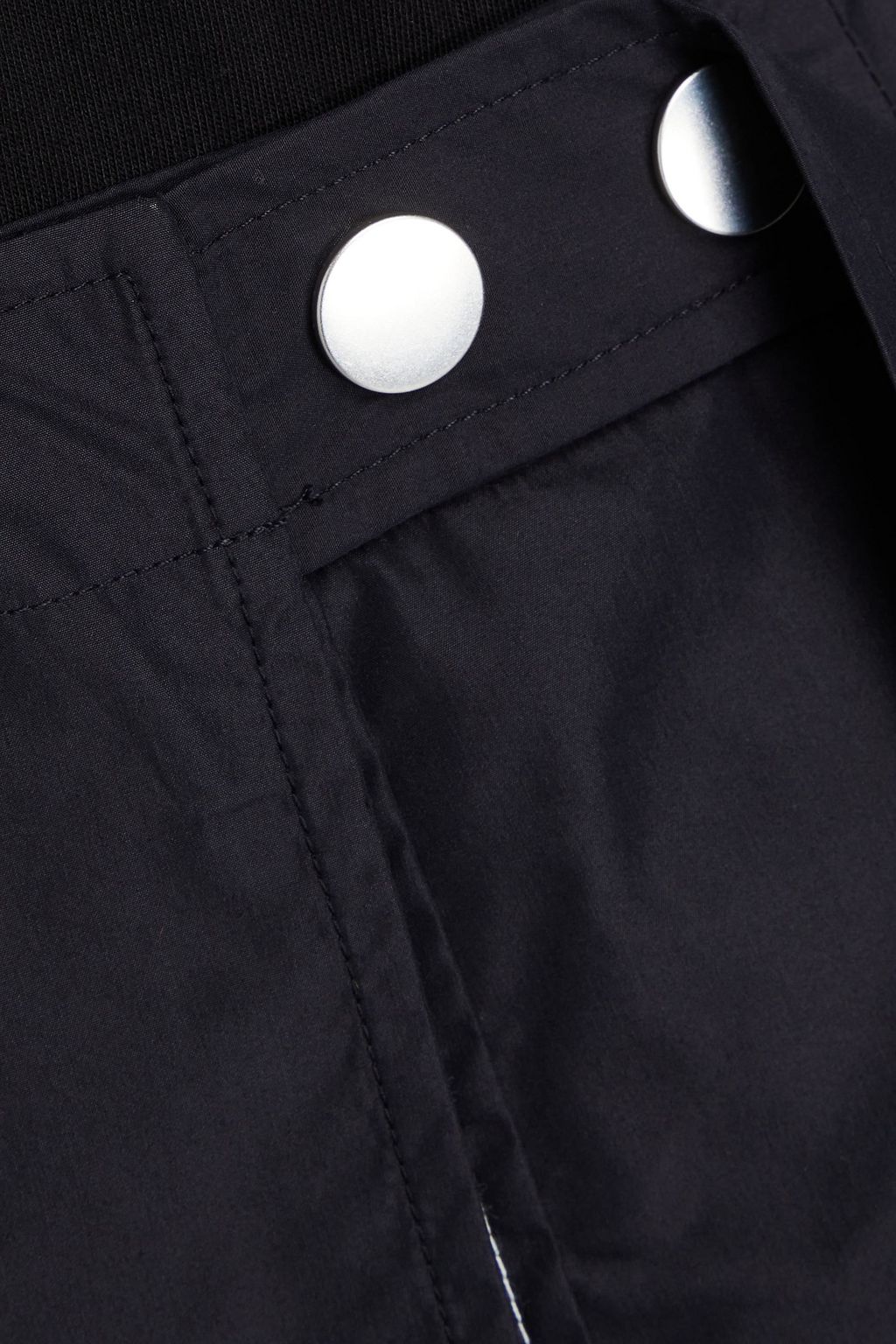 3.1 PHILLIP LIM Zweifarbiges Midikleid aus Baumwoll-Jersey und Popeline aus einer Baumwollmischung