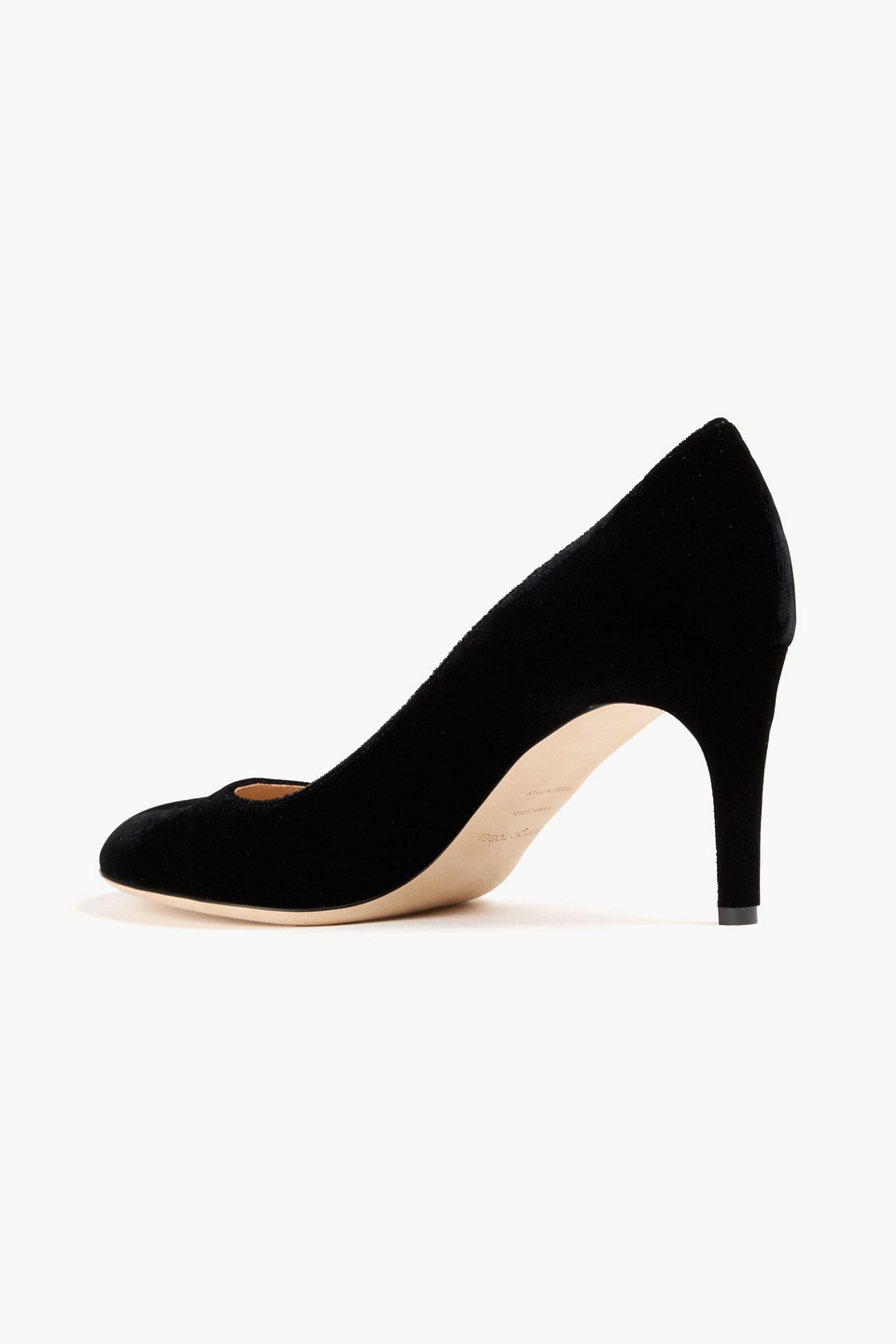 Sergio Rossi Madame Velvet Pumps In Black