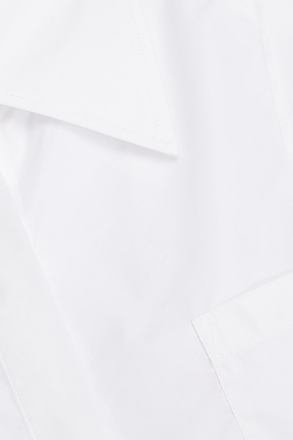 3.1 PHILLIP LIM Cropped cotton-blend poplin shirt