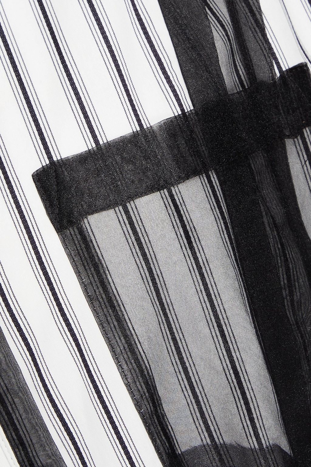 3.1 PHILLIP LIM Belted striped cotton-poplin midi shirt dress